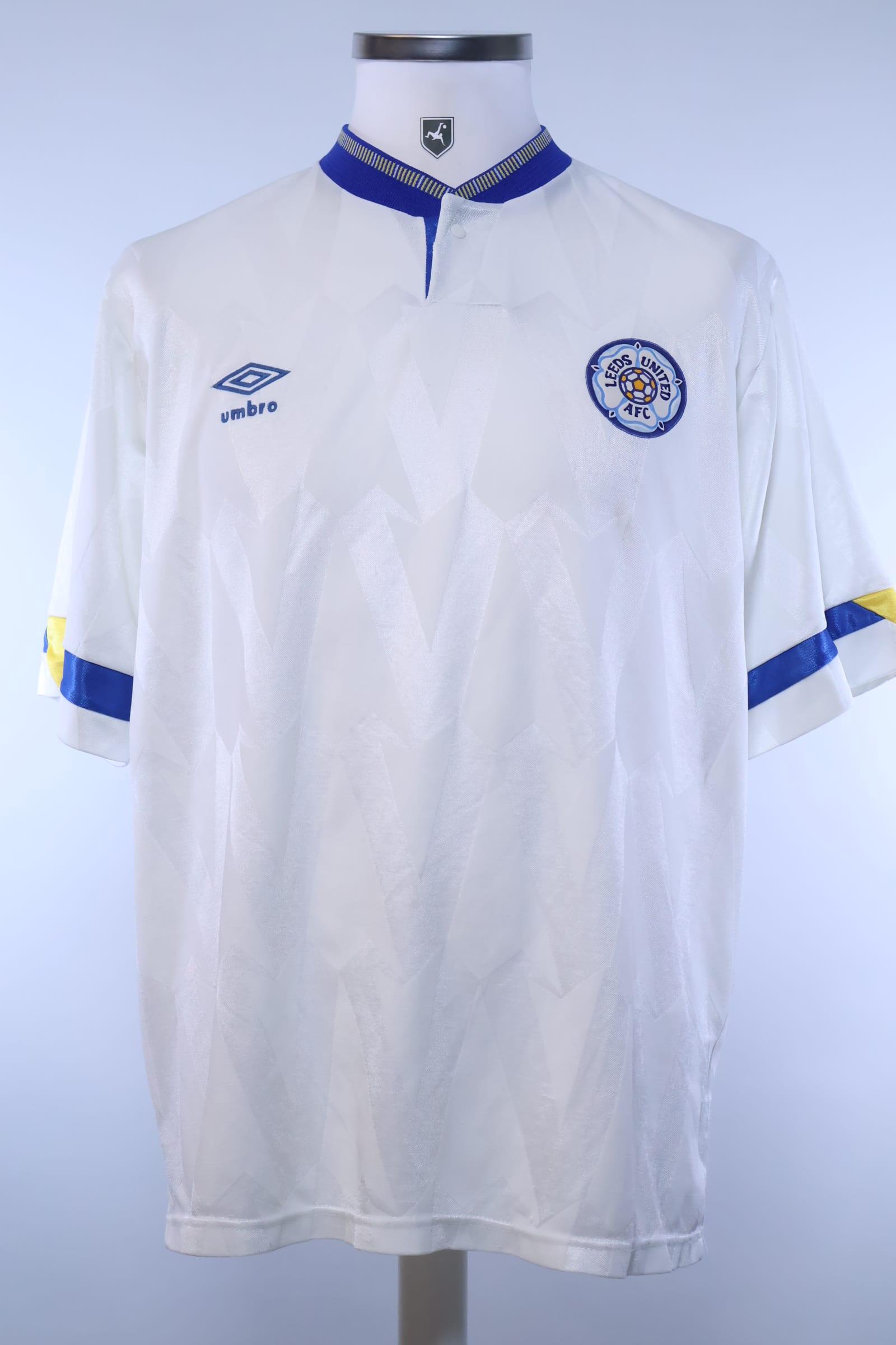 Leeds United 1990/91 Home Shirt - LAuthentic Original Football Shirt