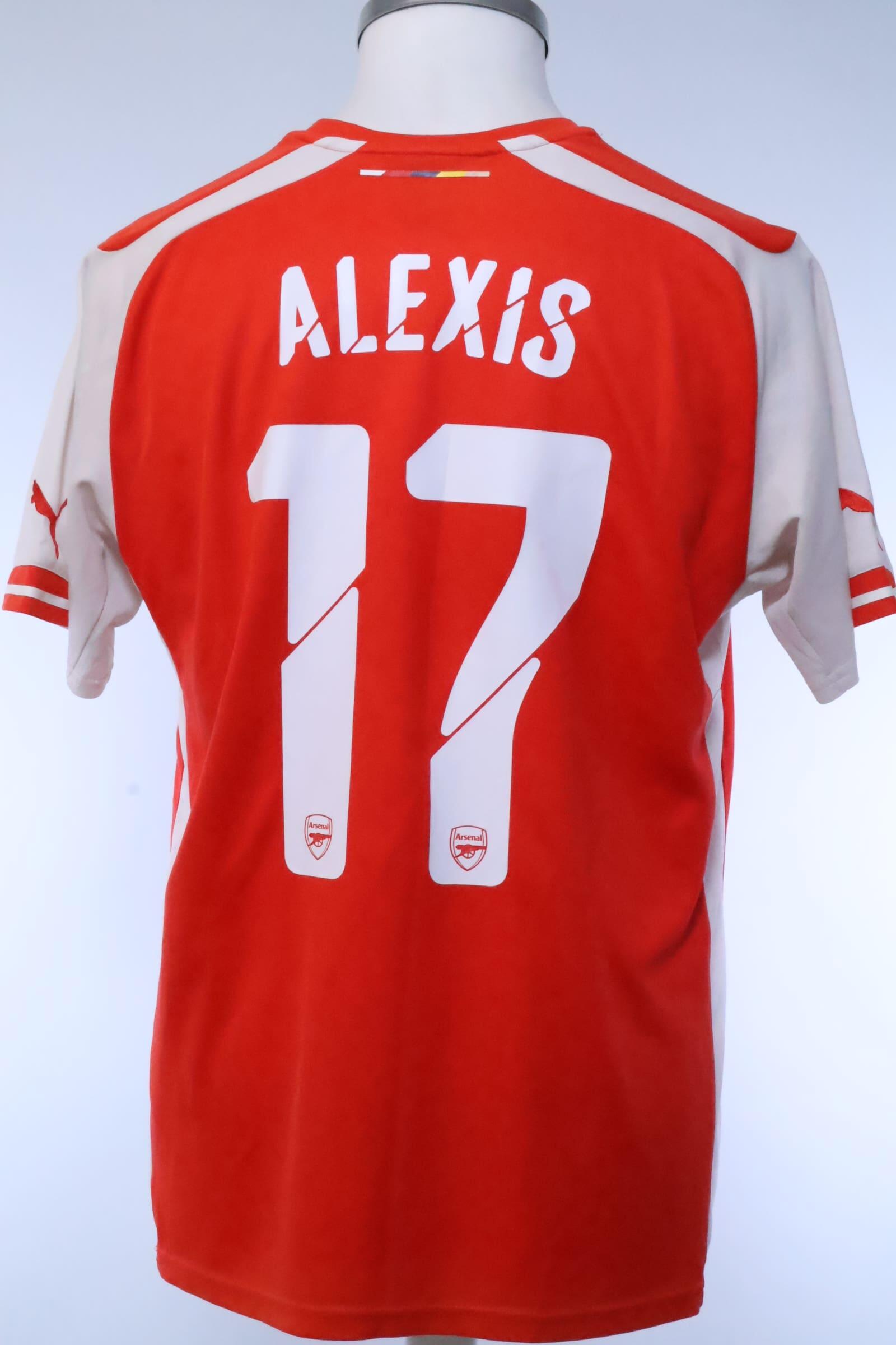 Arsenal 2014/15 Alexis #17 Home Shirt - MAuthentic Original Football Shirt