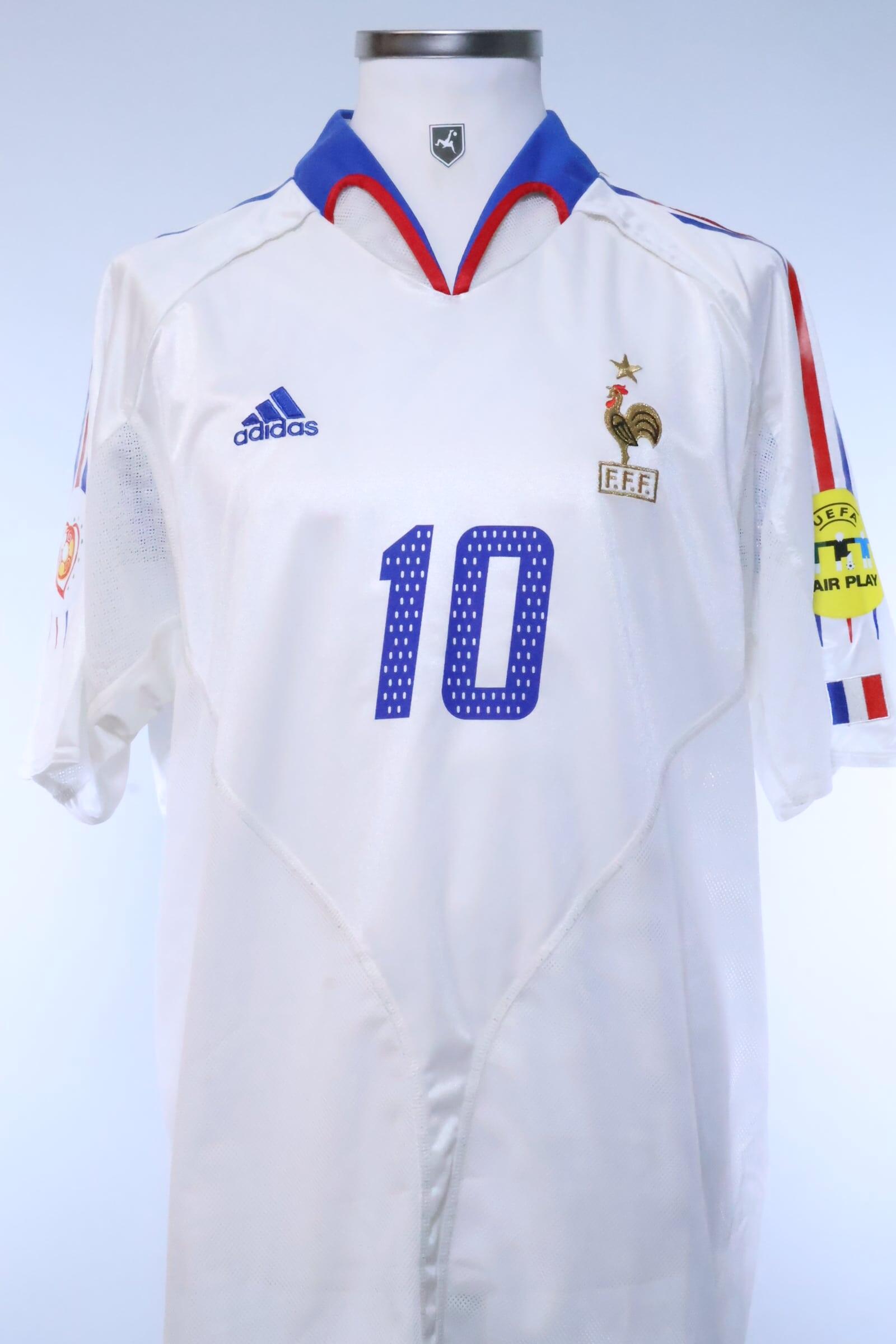 France 2004/ Zidane #10 Home Shirt - XLAuthentic Original Football Shirt
