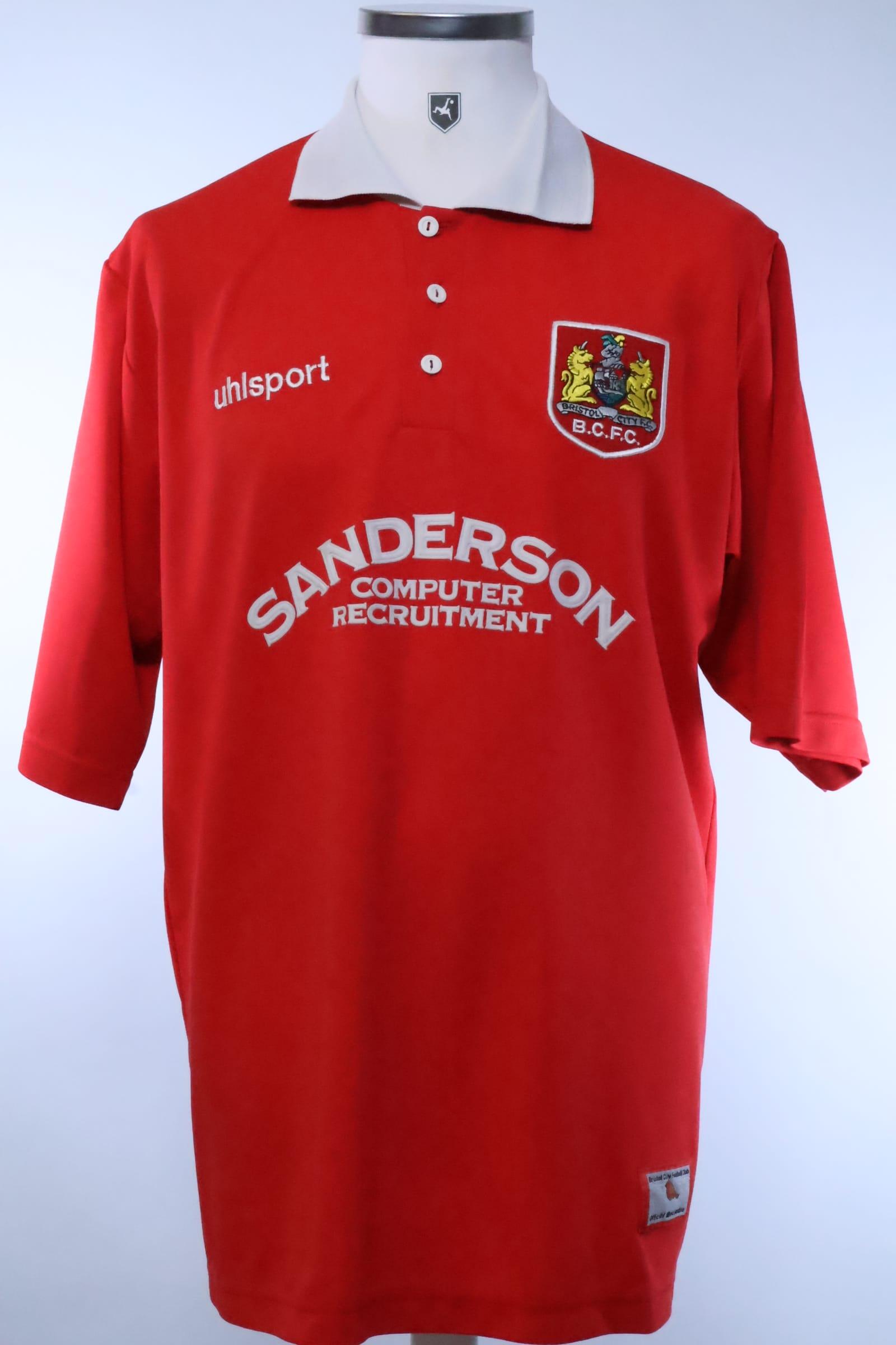 Bristol City F.C 1998/99 Home Shirt - XLAuthentic Original Football Shirt