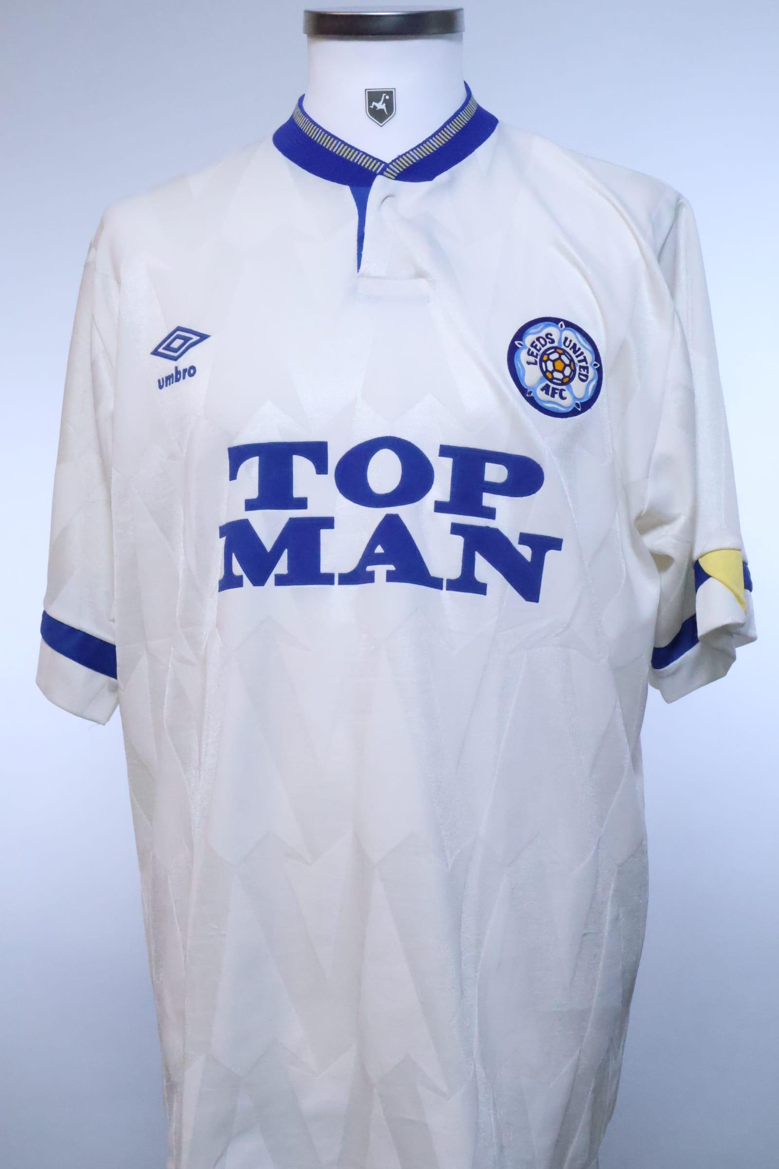 Leeds United 1990/91 Home Shirt - XXL- FRONT