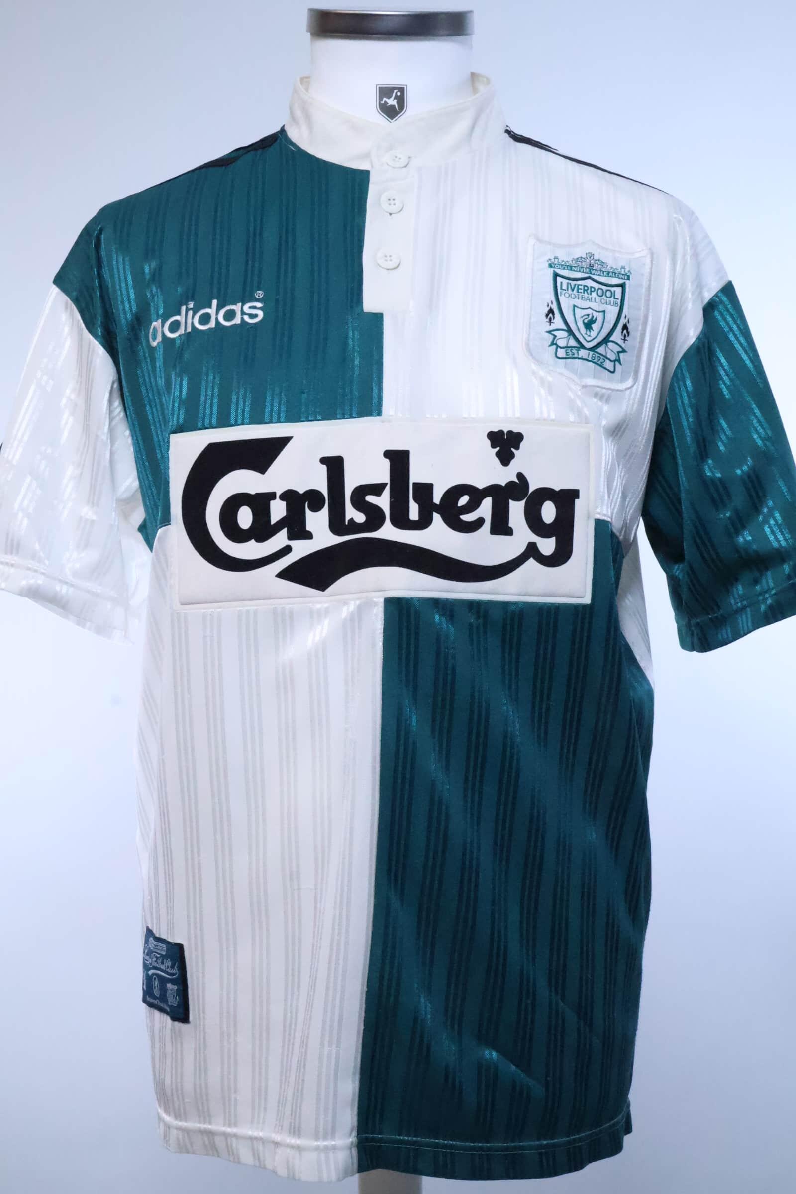 Liverpool F.C 1995/96 Away Shirt - L- FRONT