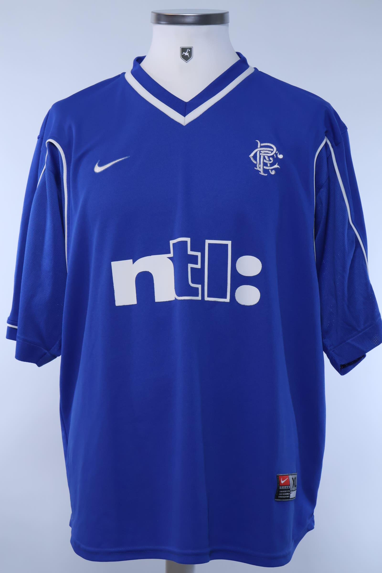 Rangers Fc 1999/01 Amoruso #4 Home Shirt - XL- BACK