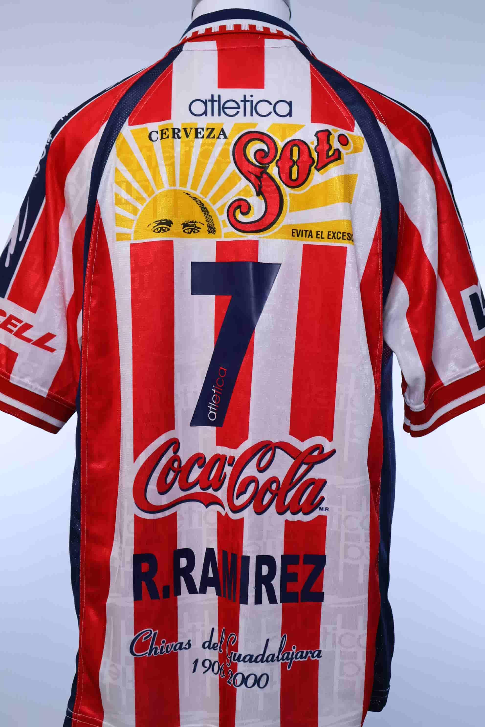 Chivas De Guadalajara 1999/00 R. Ramirez #7 Home Shirt - M- BACK