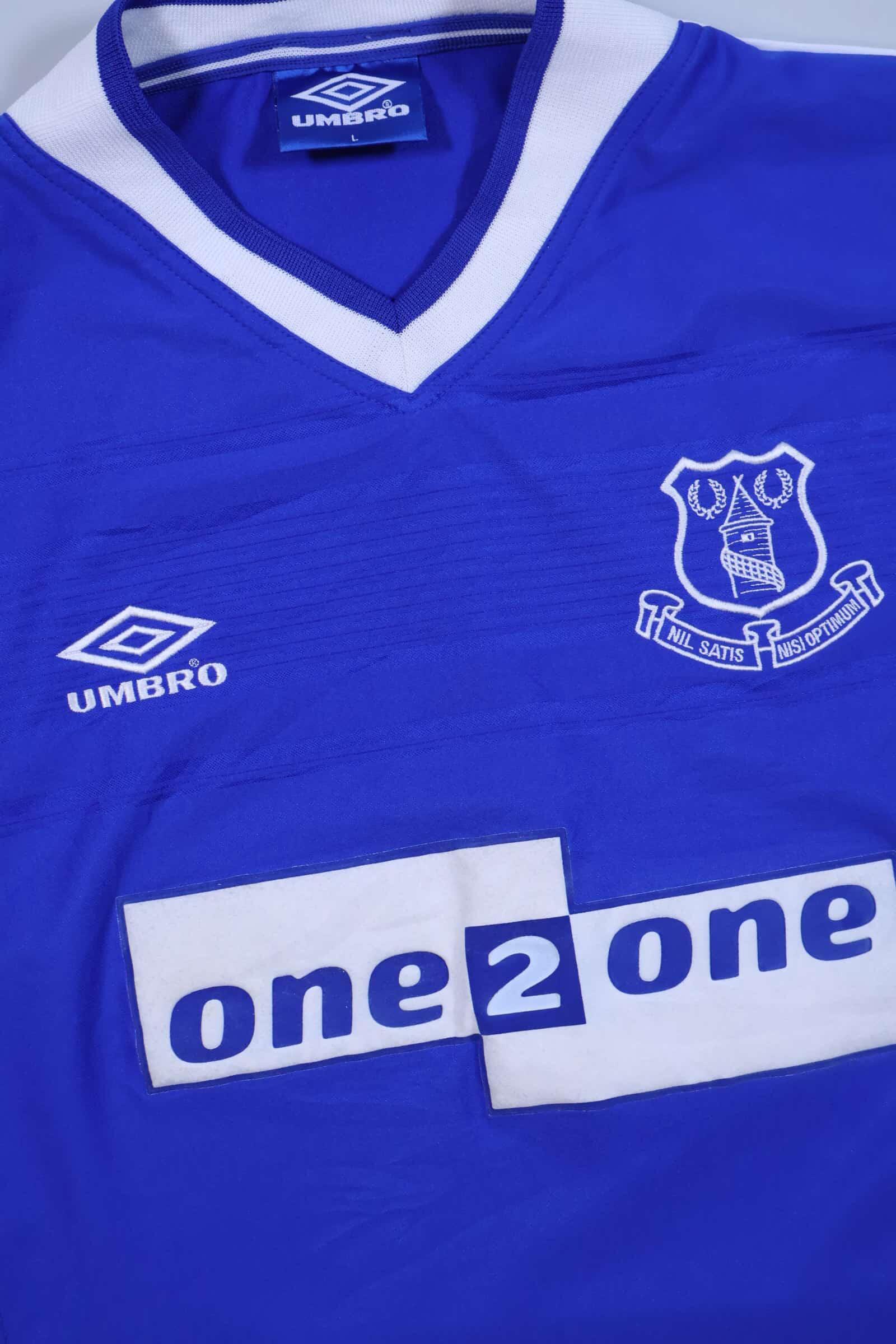 Everton 1999/00 Home Shirt - L- TAGS