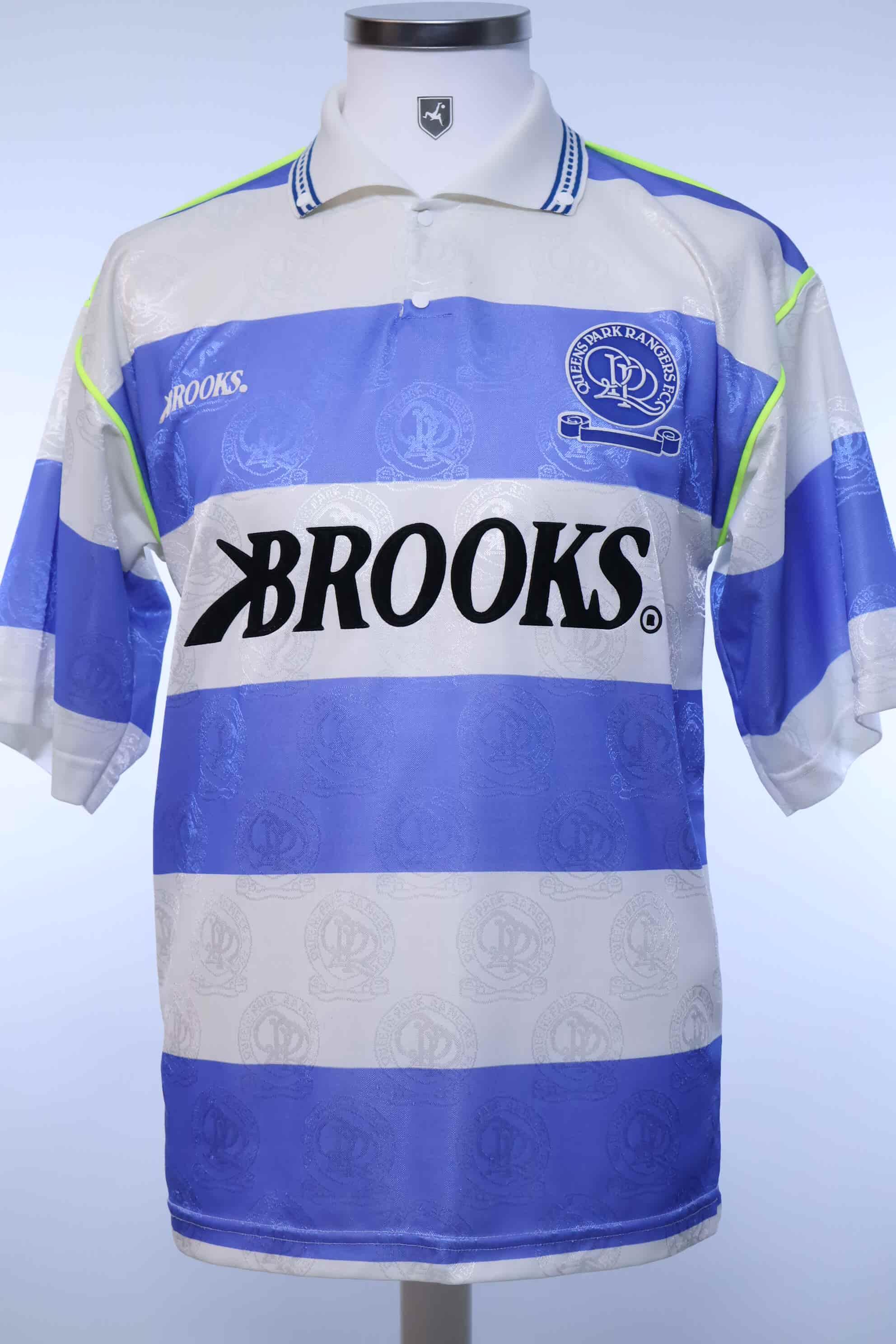 Queens Park Rangers 1991/92 Home Shirt - M- FRONT