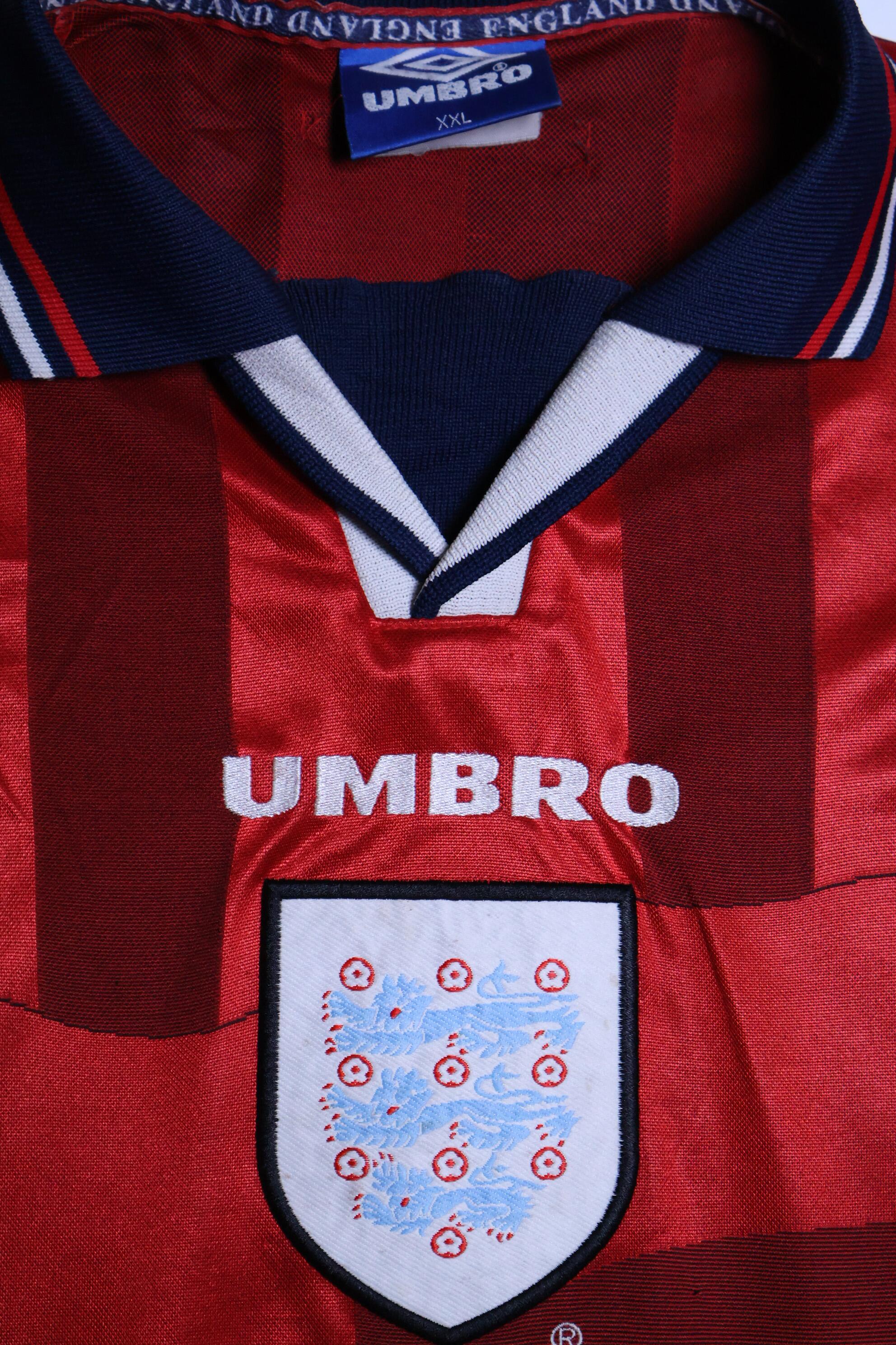 England 1997/99 World Cup Away Shirt - XXL Authenic Original Football Shirt