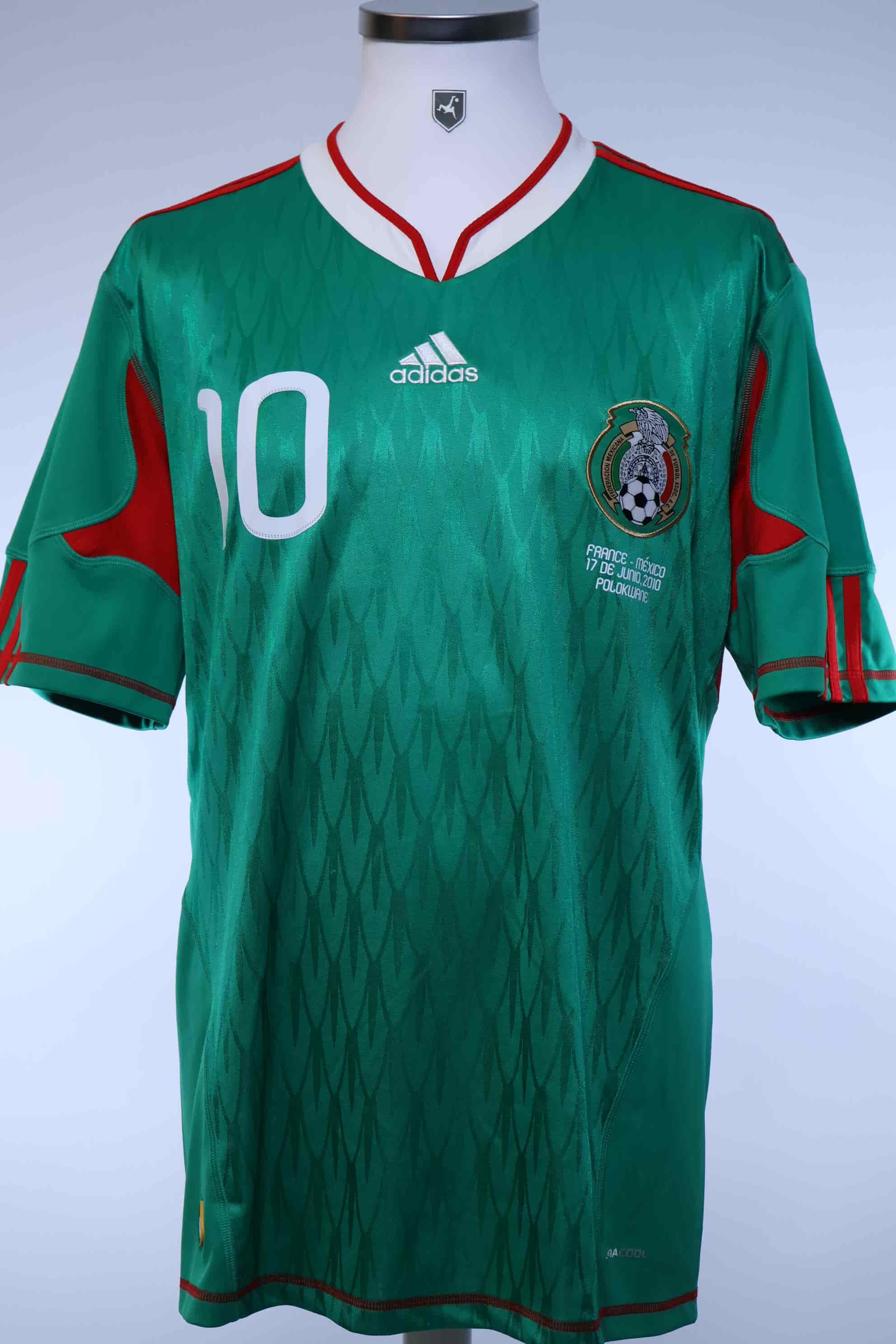 Mexico C. Blanco #10 2010/ Home Shirt - L- FRONT