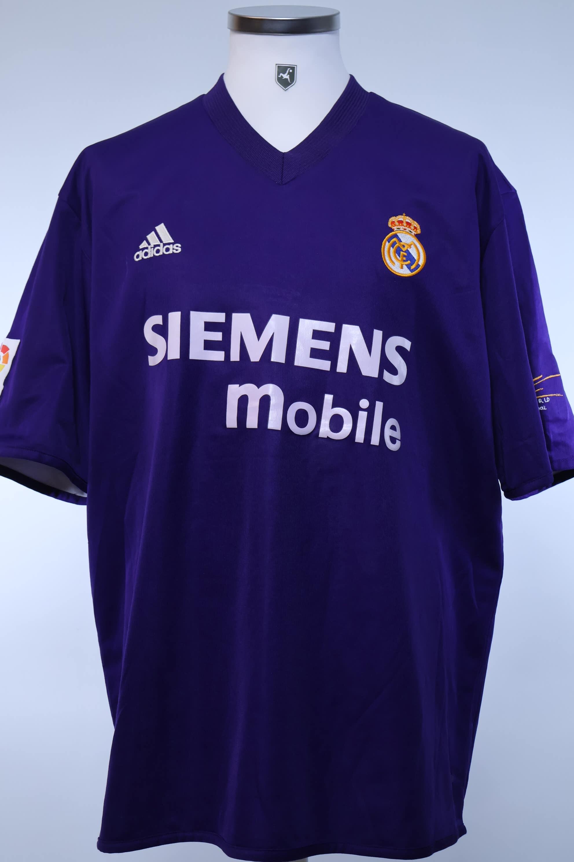 Real Madrid Zidane / Makelele #5 2002/03 Centenary Third Shirt - Reversible - XL- BACK