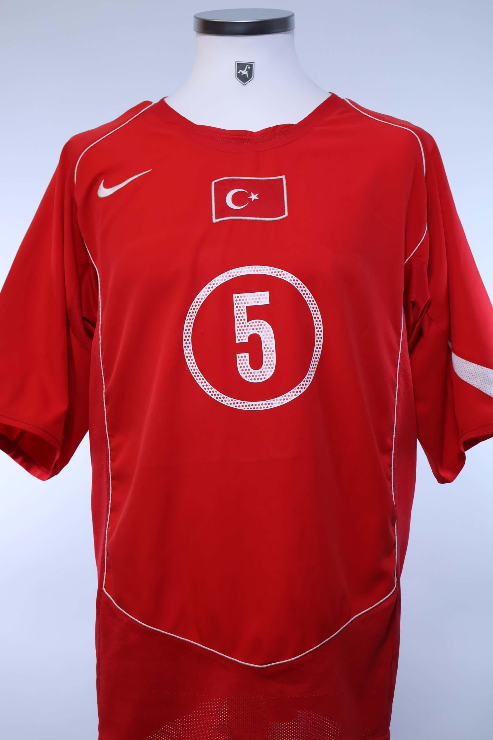 Turkey Emre #5 2004/06 Home Shirt - XL- FRONT