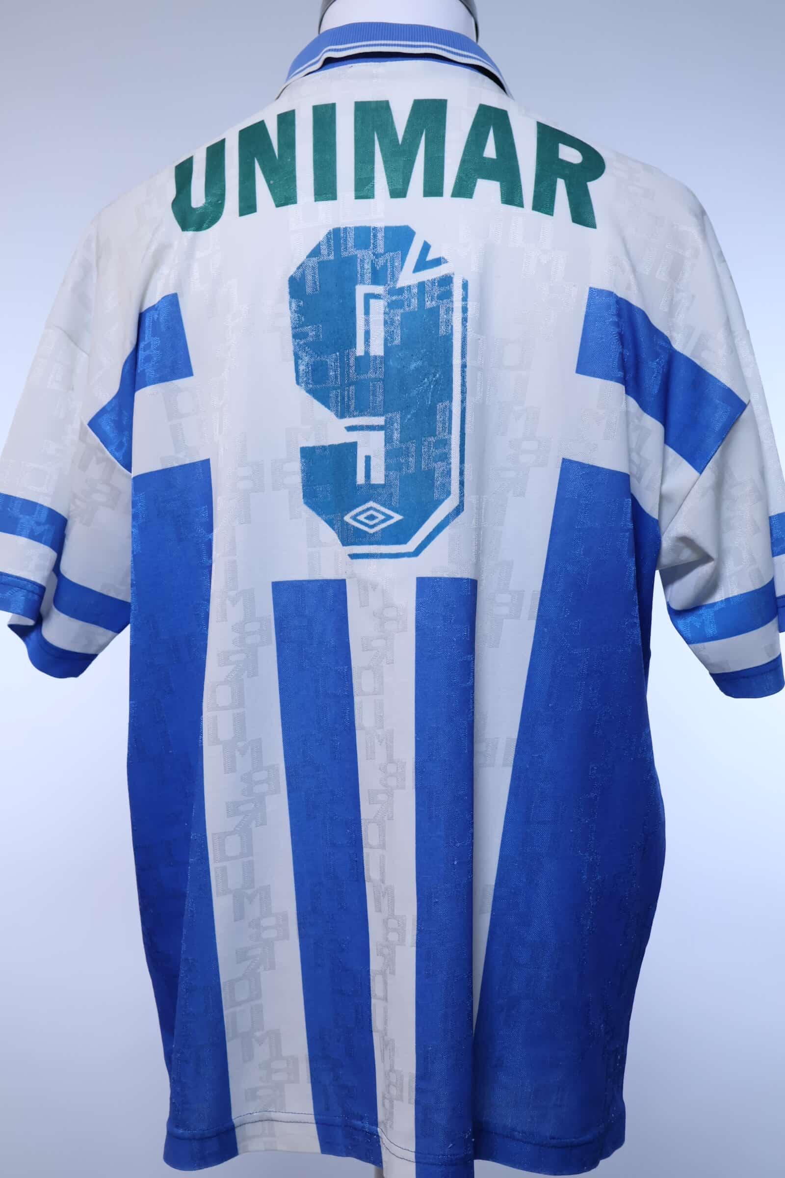 Marilia Atletico Clube #9 1994/ Home Shirt - XL- BACK