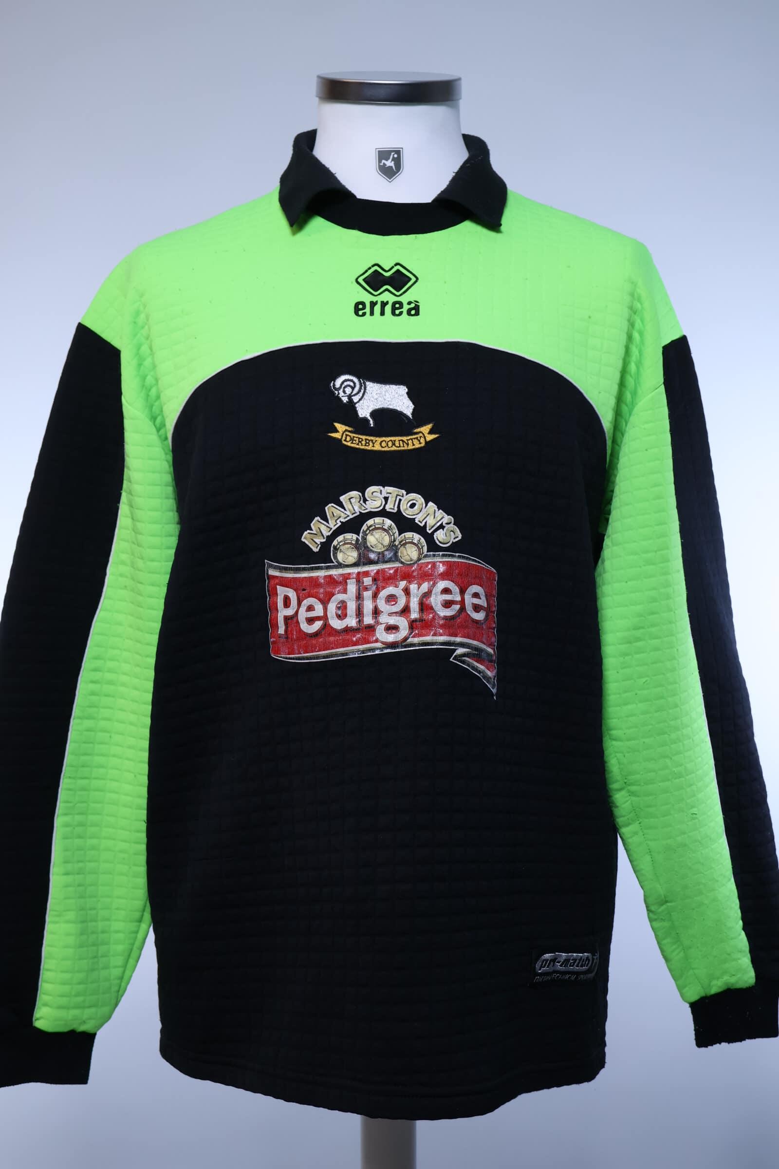 Derby County 2001/02 Goalkeeper Shirt - L- FRONT