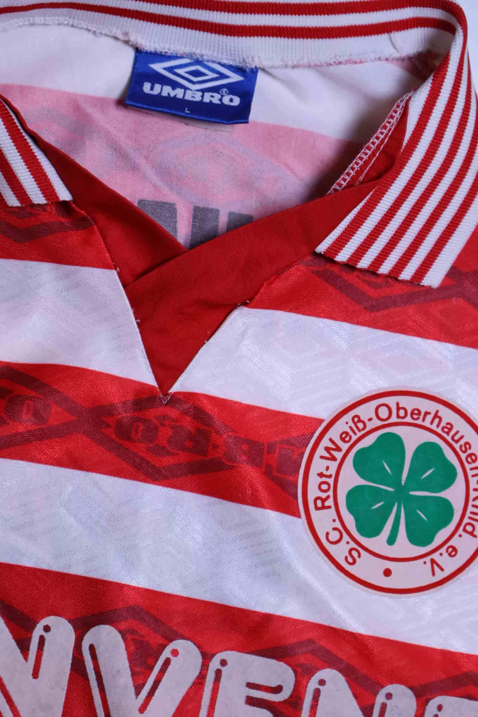 Rot Weiss Oberhausen Oberhausen #7 1995/97 Home Shirt - L- TAGS