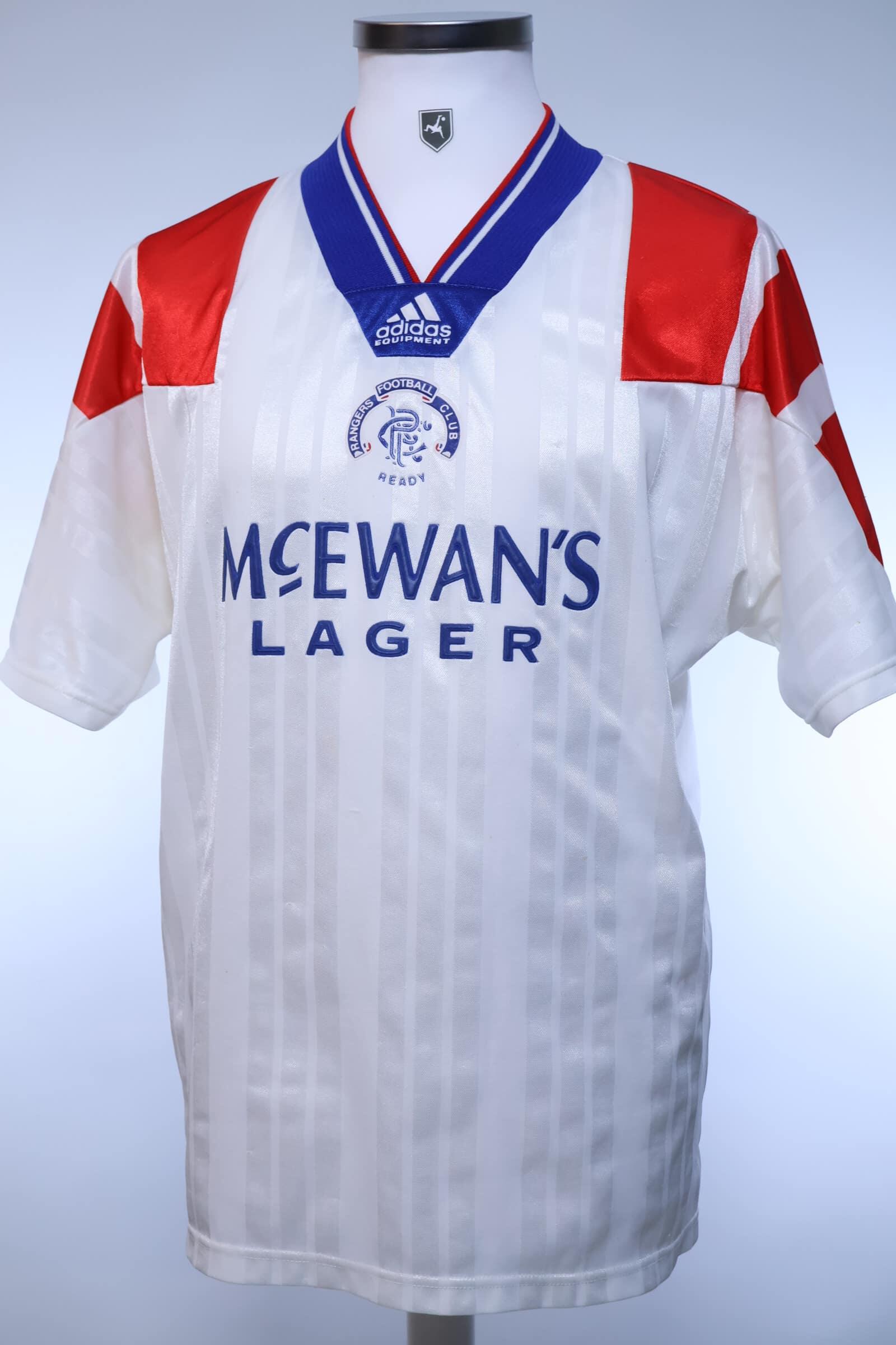 Rangers Fc 1992/93 Away Shirt - L- FRONT
