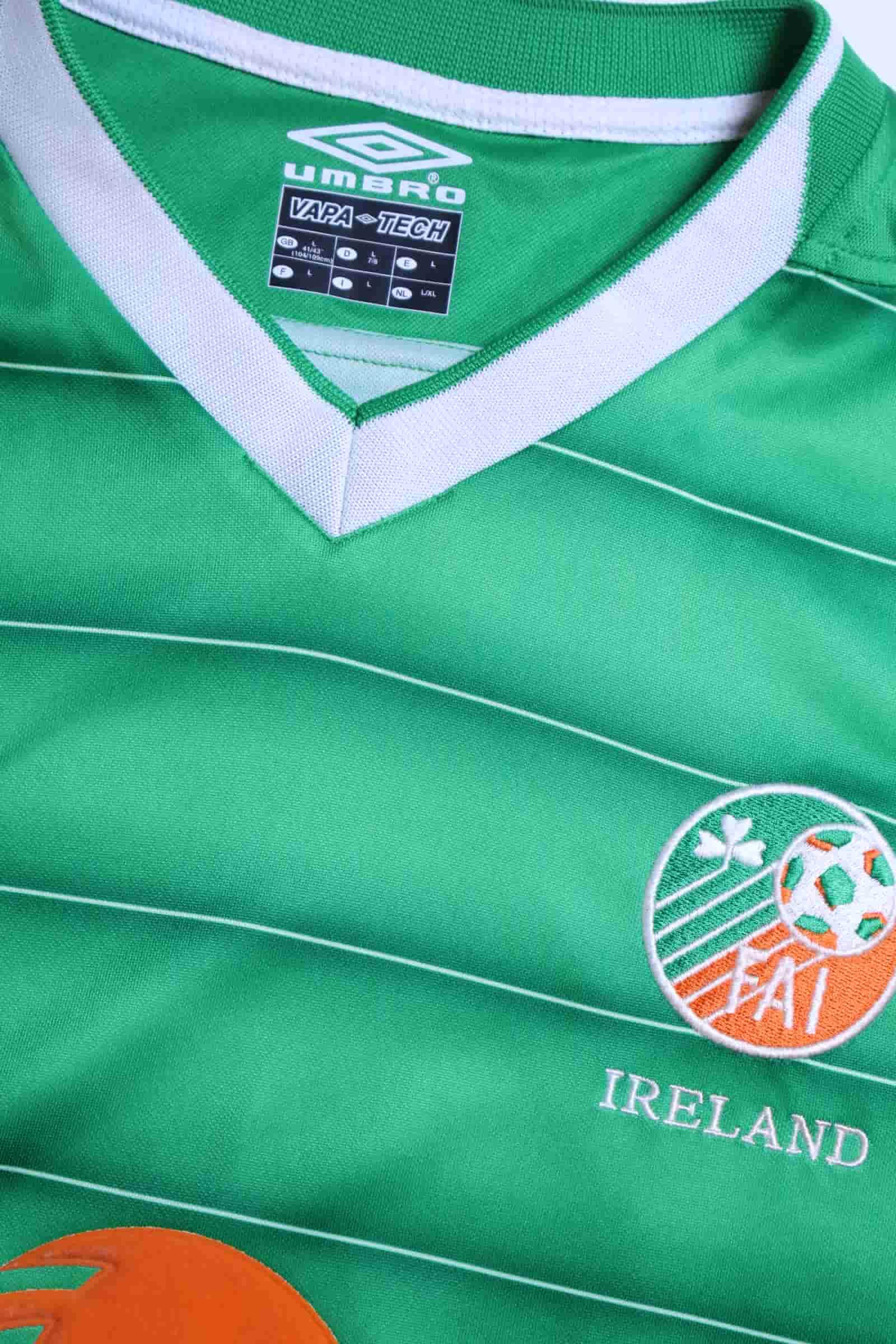 Republic Of Ireland 2002/04 Home Shirt - L- TAGS