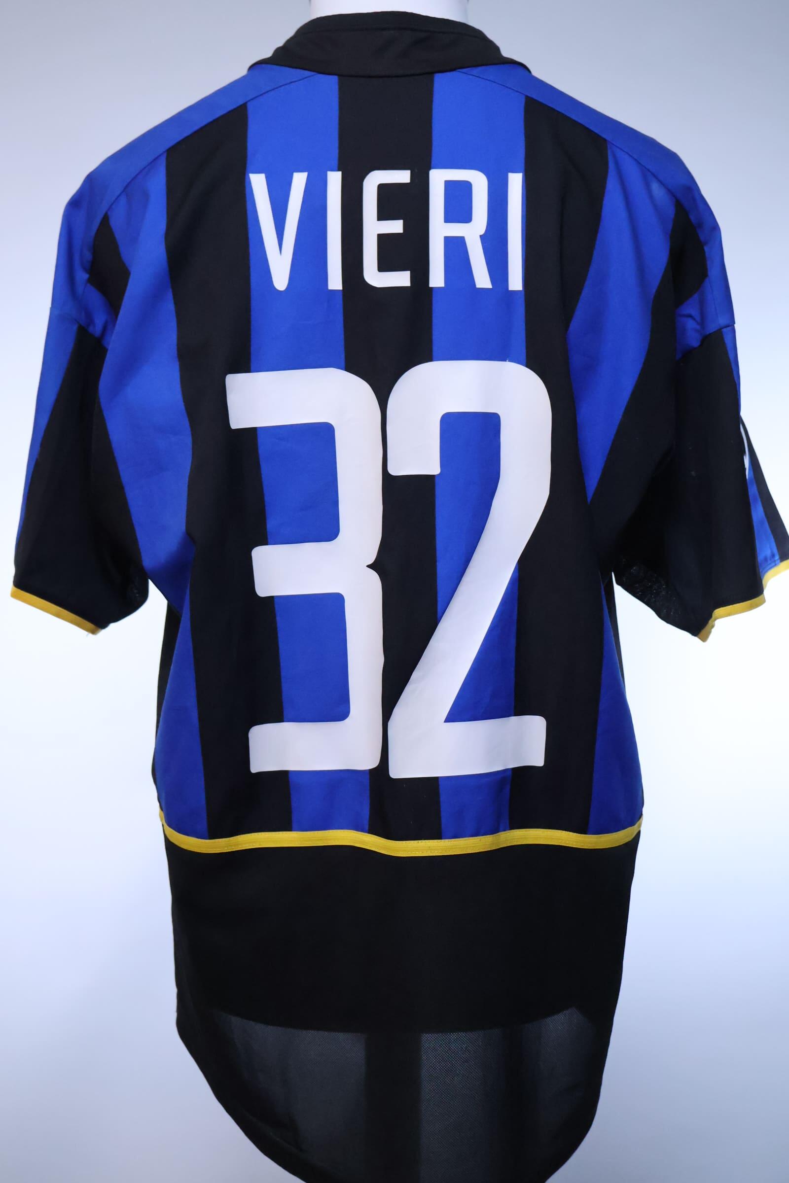 Inter Milan Vieri #32 2004/05 Home Shirt - L- FRONT