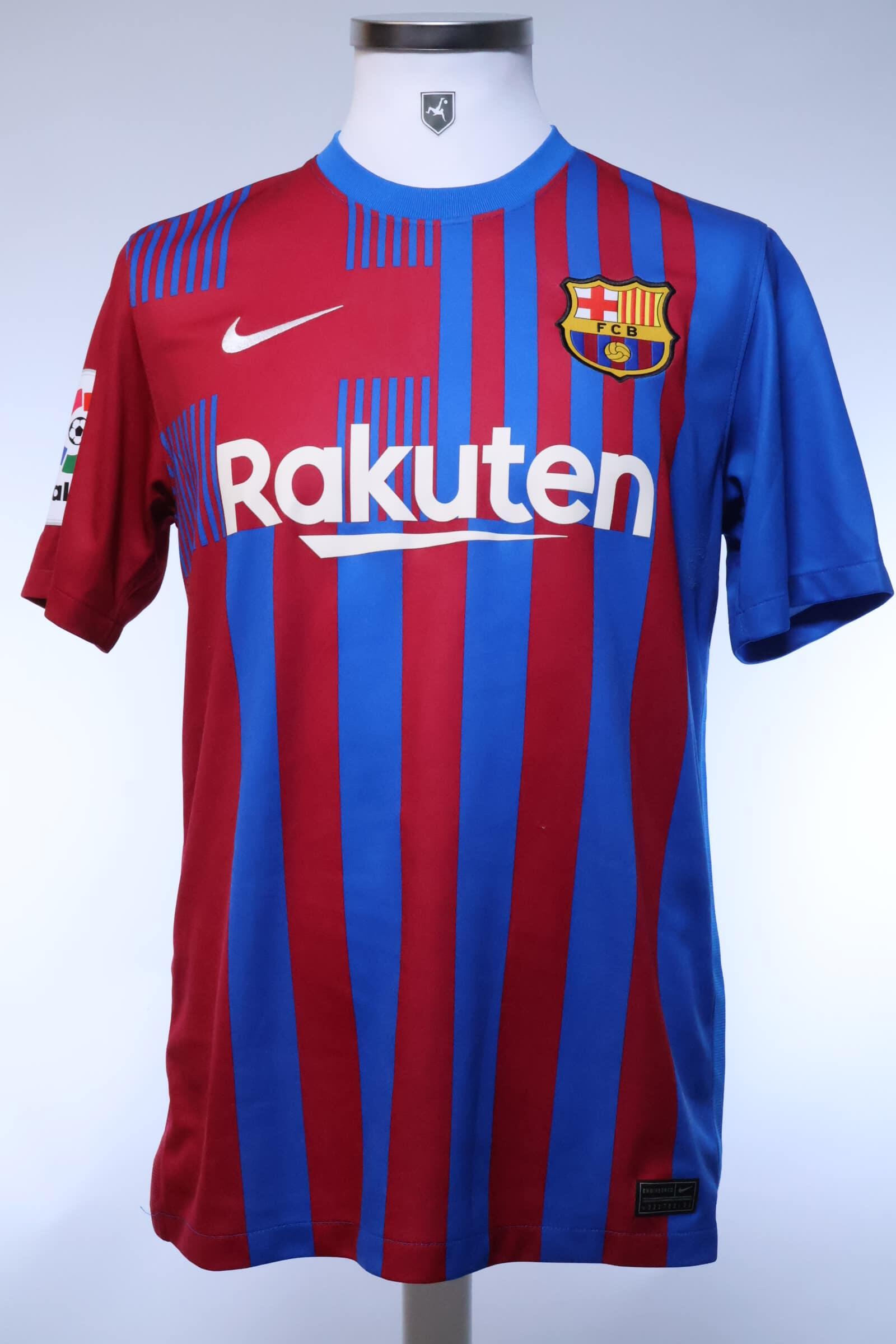 Barcelona Kun Aügero #19 Home Shirt - M- BACK