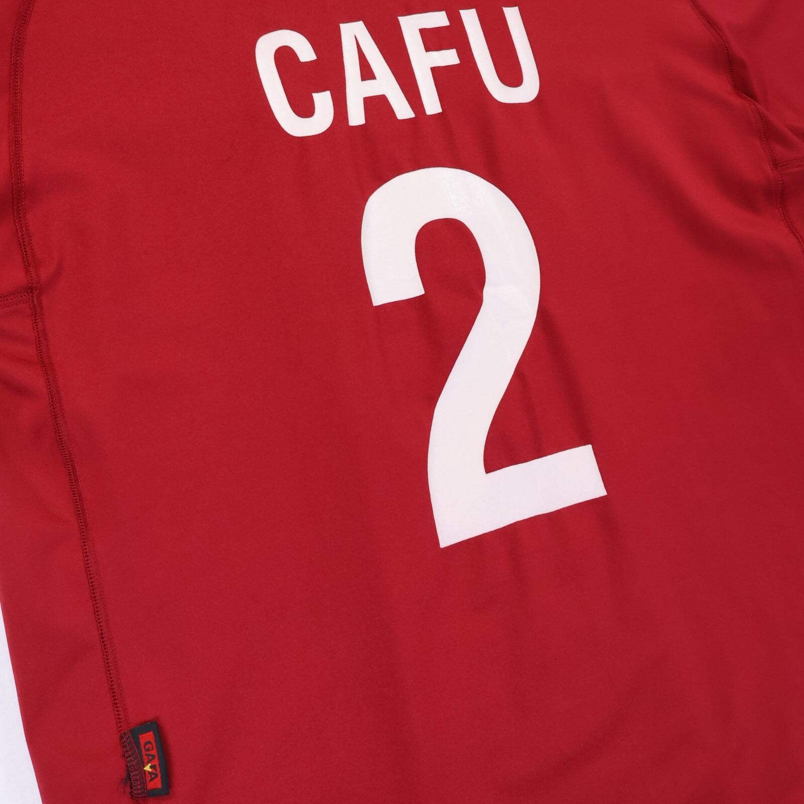 As Roma Cafu #2 2000/01 Home Shirt - XL