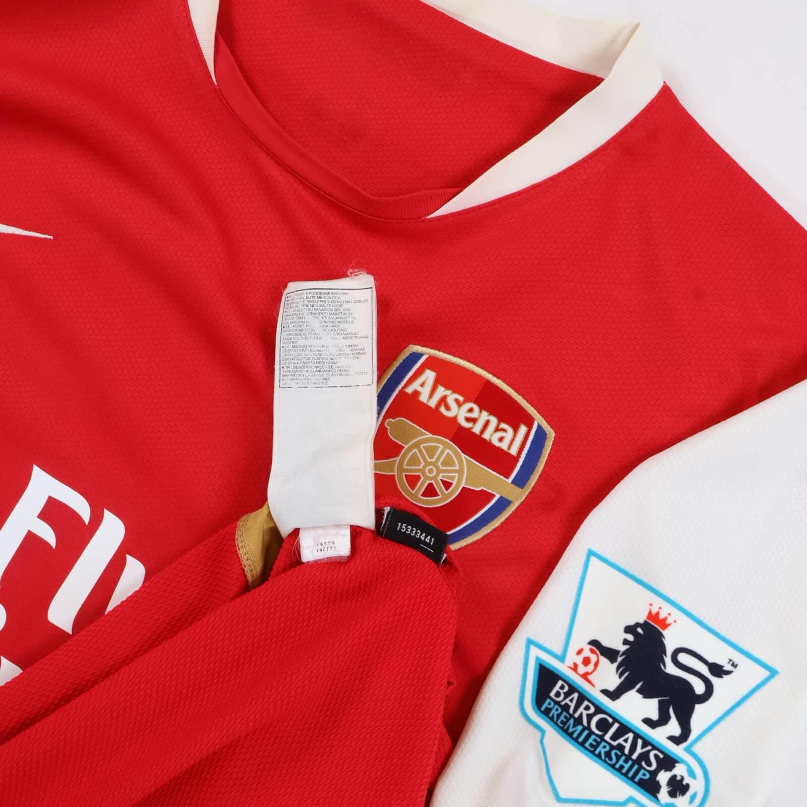 Arsenal Henry #14 2006/08 Home L/S Shirt - M