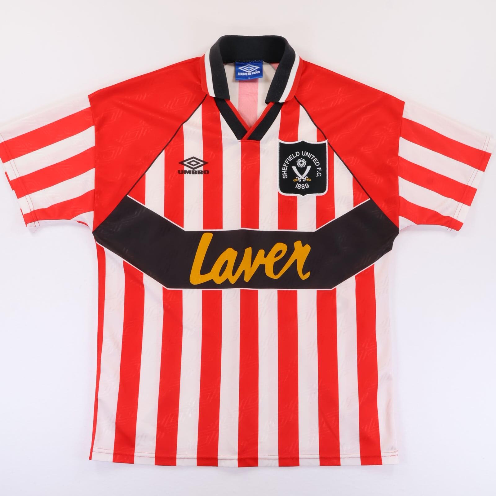 Sheffield United F.C 1994/95 Home Shirt - M- FRONT