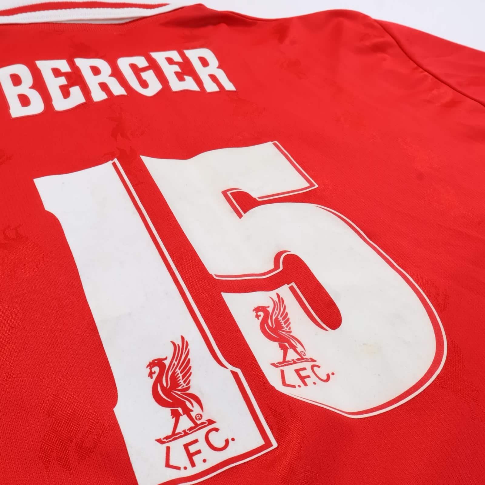 Liverpool F.C Berger #15 1996/98 Home Shirt - M