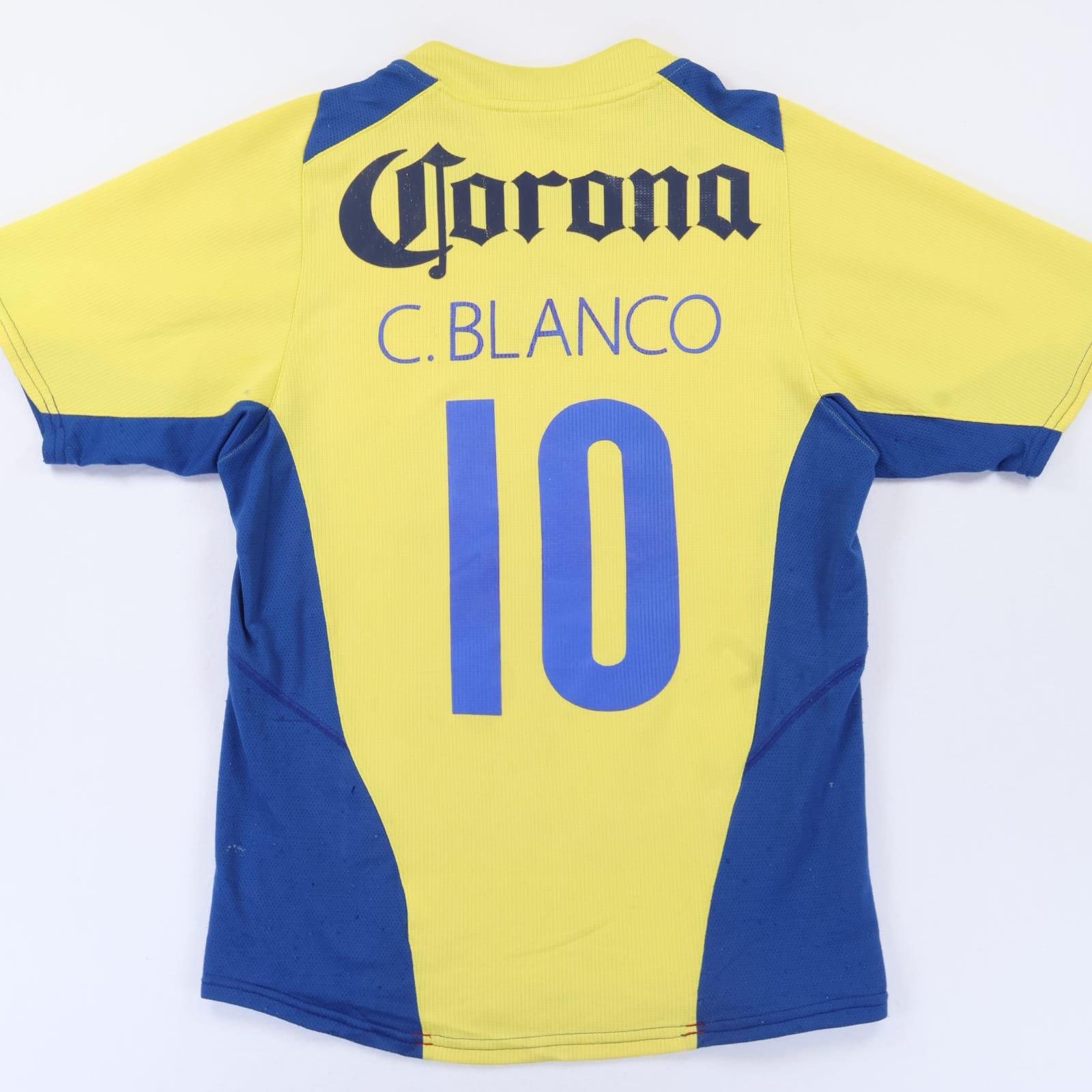 Club América C. Blanco #10 2004/05 Home Shirt - M