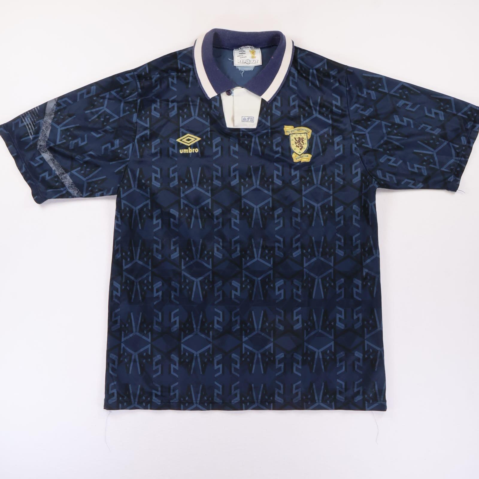 Scotland 1991/94 Home Shirt - L- FRONT