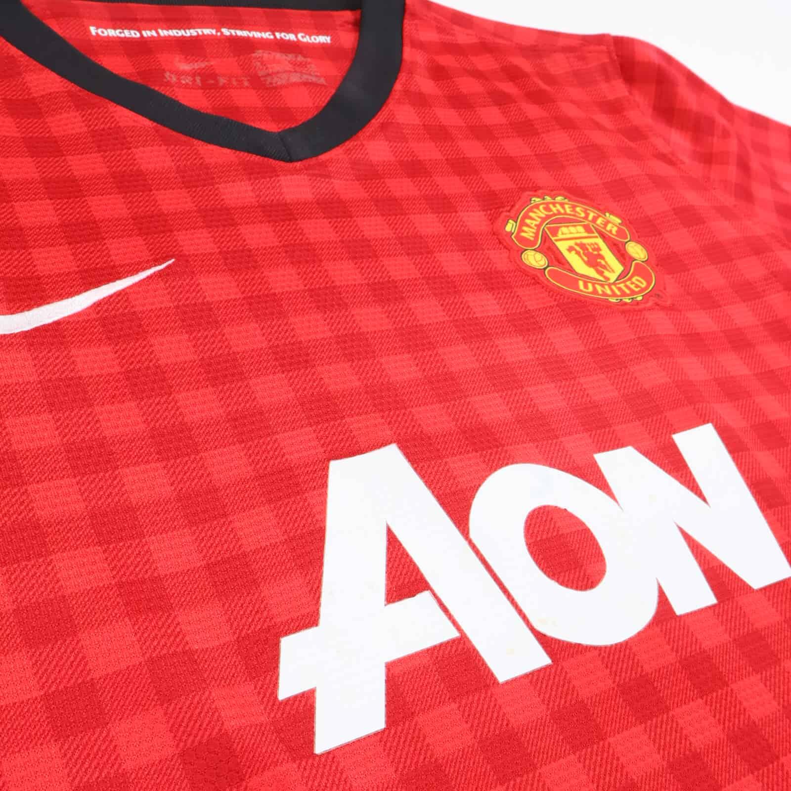 Manchester United 2012/13 Home Shirt - Child XL- BACK