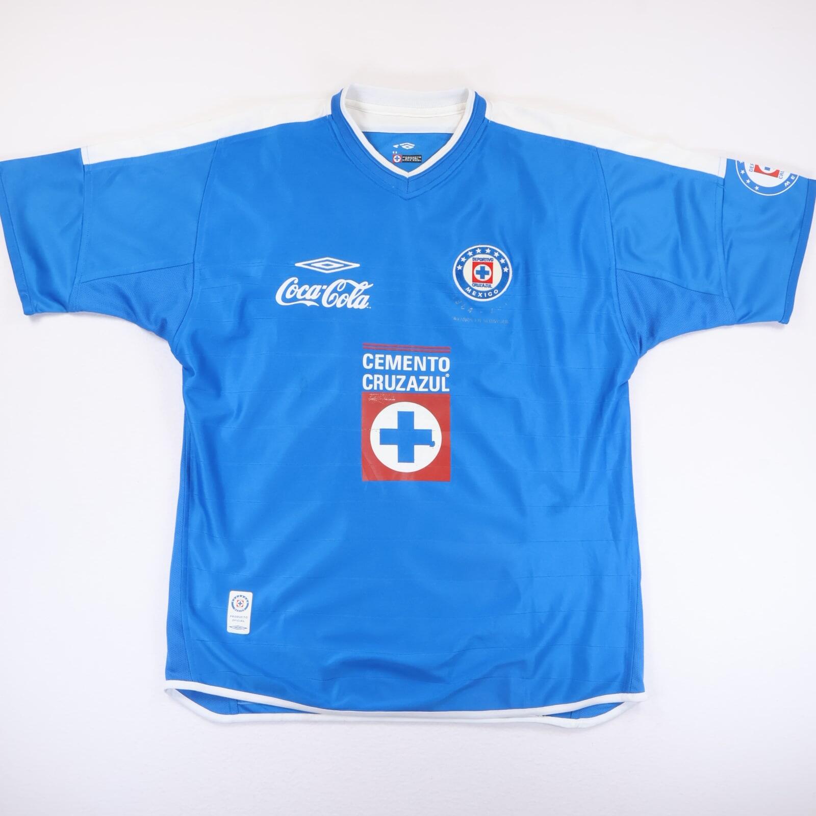 Cruz Azul 2003/04 Home Shirt - L- FRONT