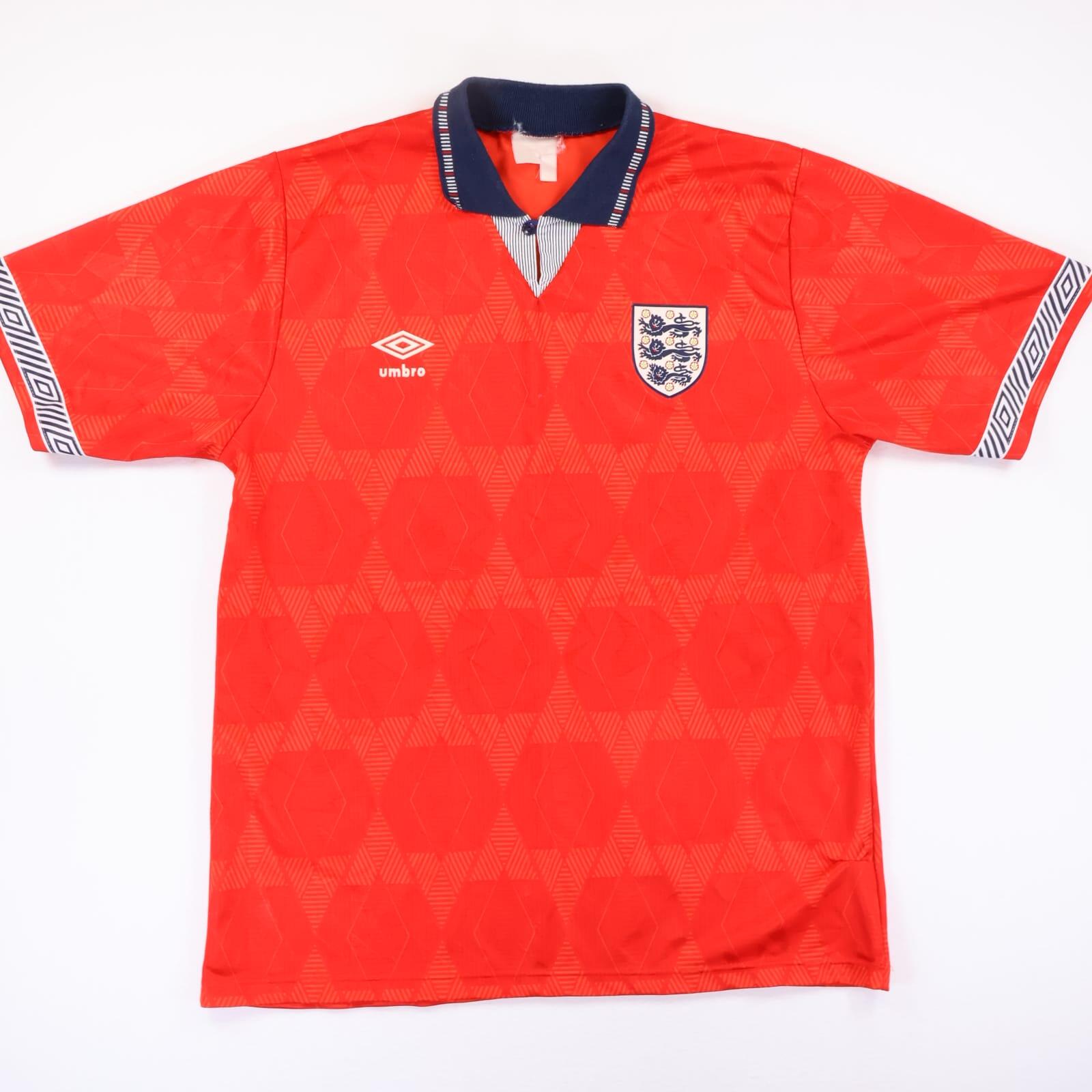 England 1990/92 Away Shirt - XL- FRONT