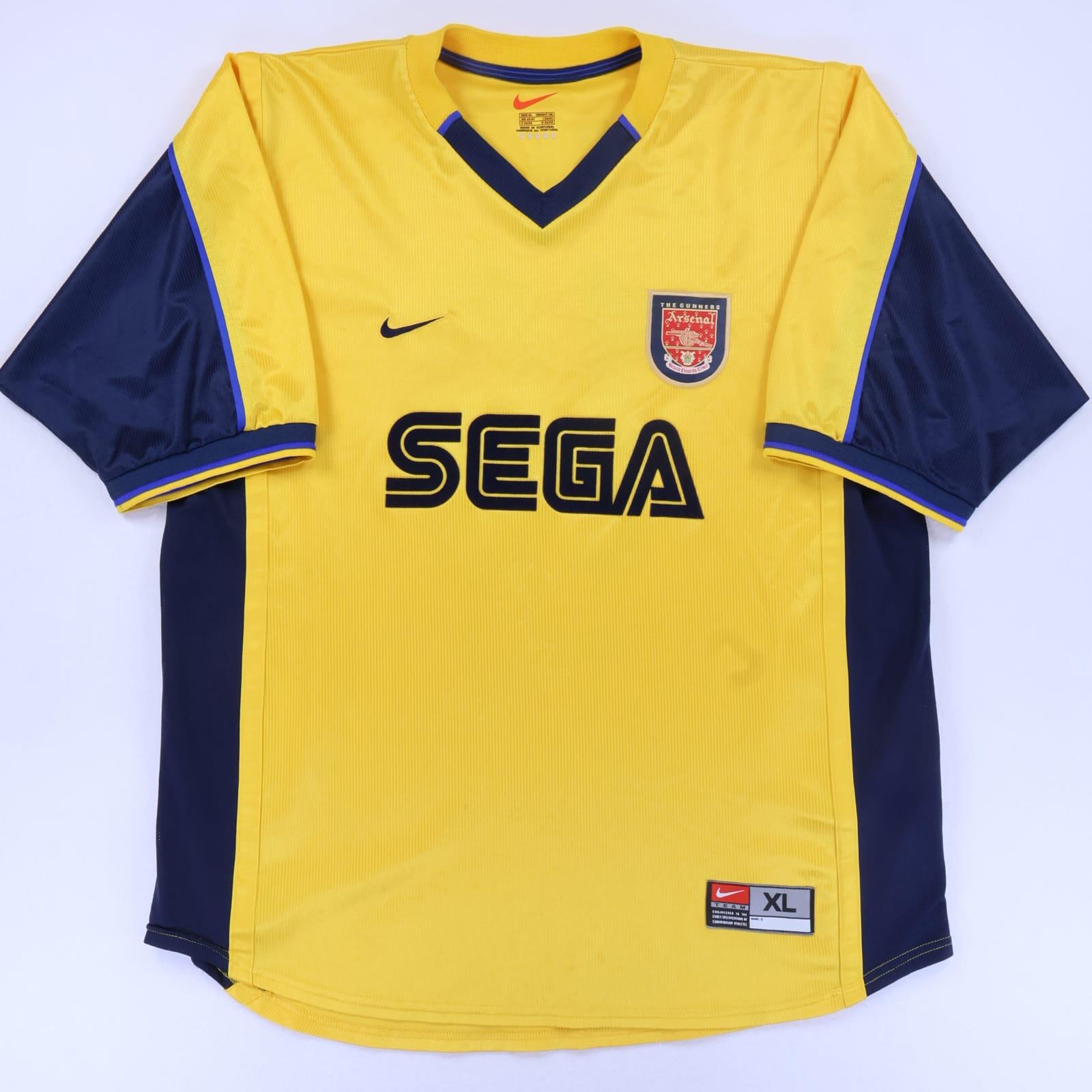 Arsenal Bergkamp #10 1999/01 Away Shirt - XL- BACK