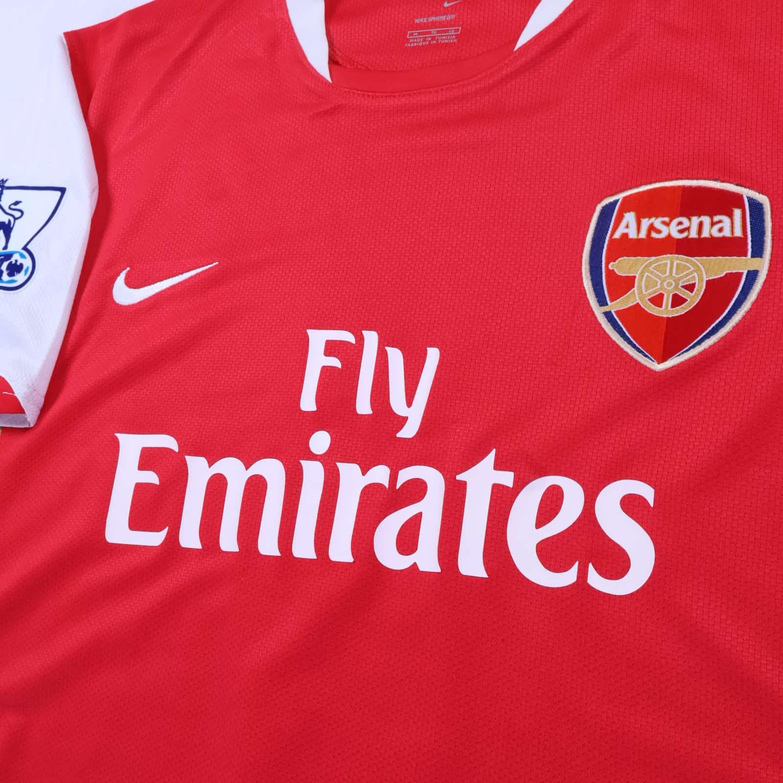 Arsenal Eduardo #9 2008/10 Home Shirt - M- TAGS