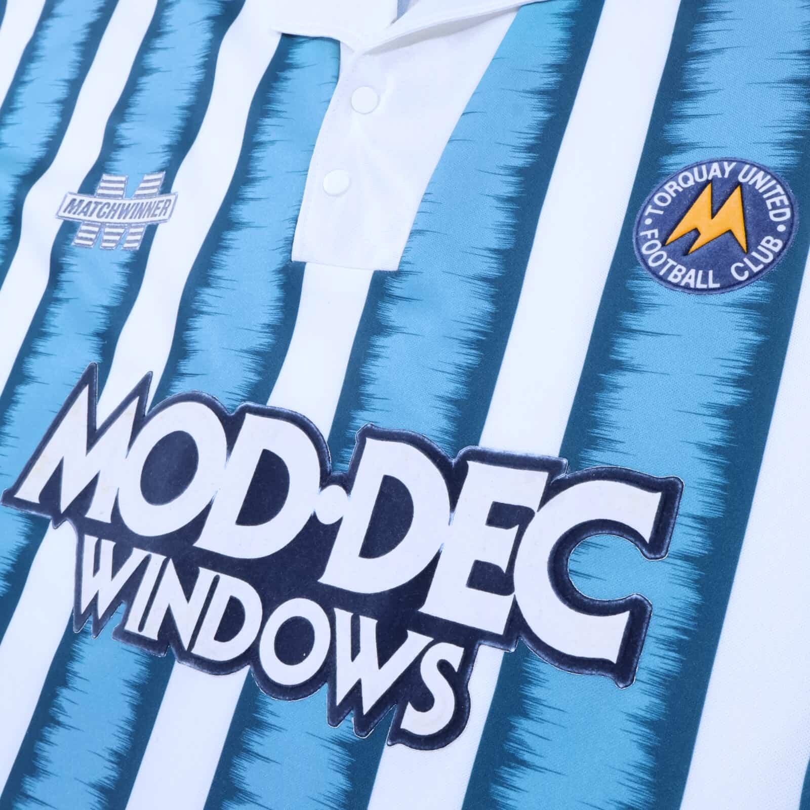 Torquay United 1993/94 Away Shirt - XL- BACK