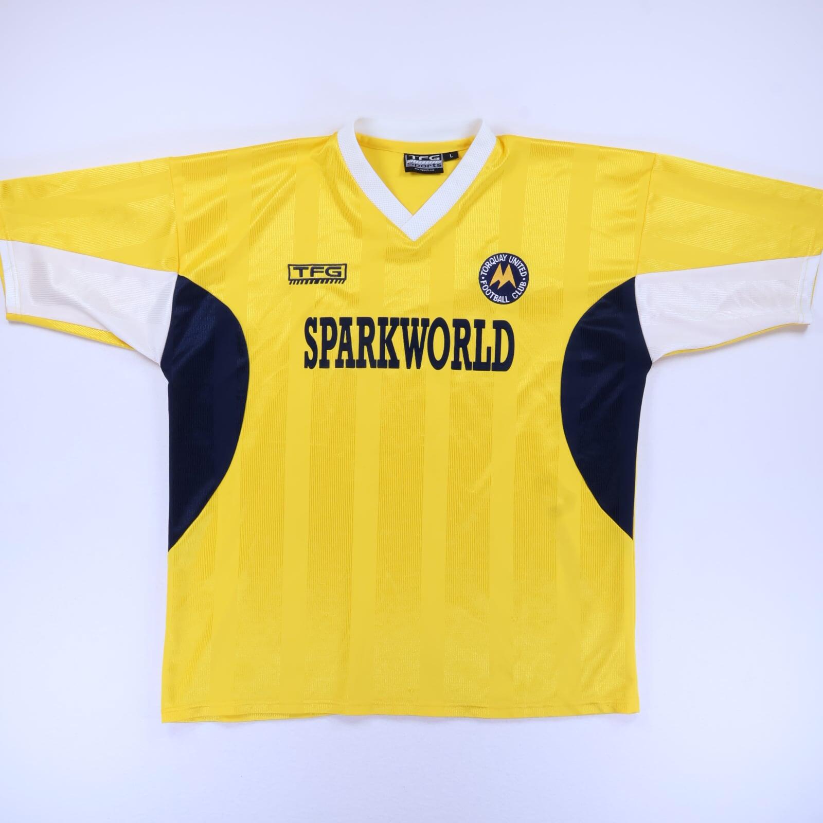 Torquay United 2001/03 Home Shirt - L- FRONT