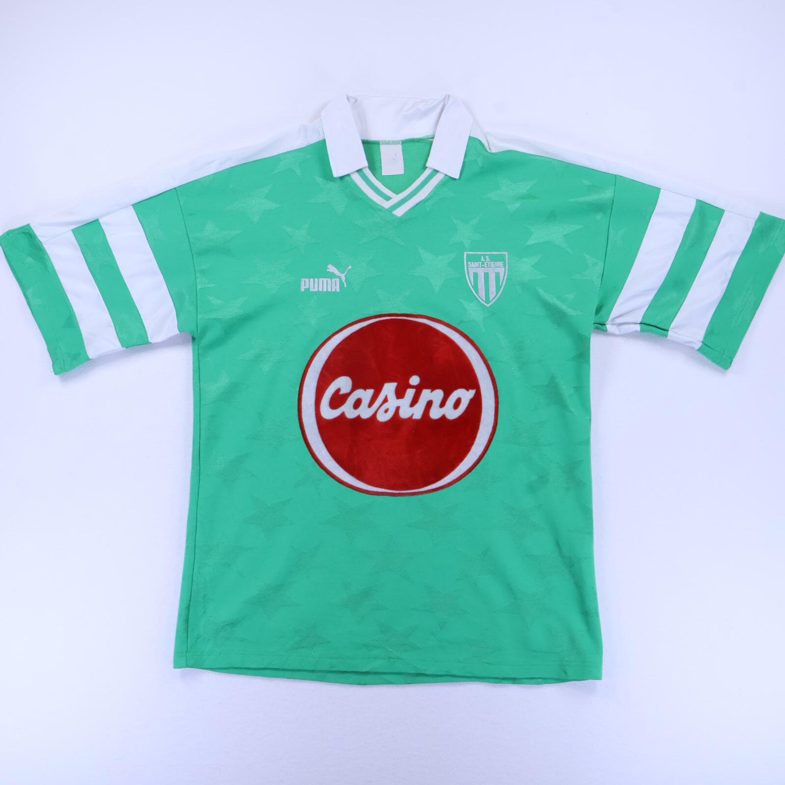 As Saint-Étienne 1991/92 Home Shirt - M- FRONT