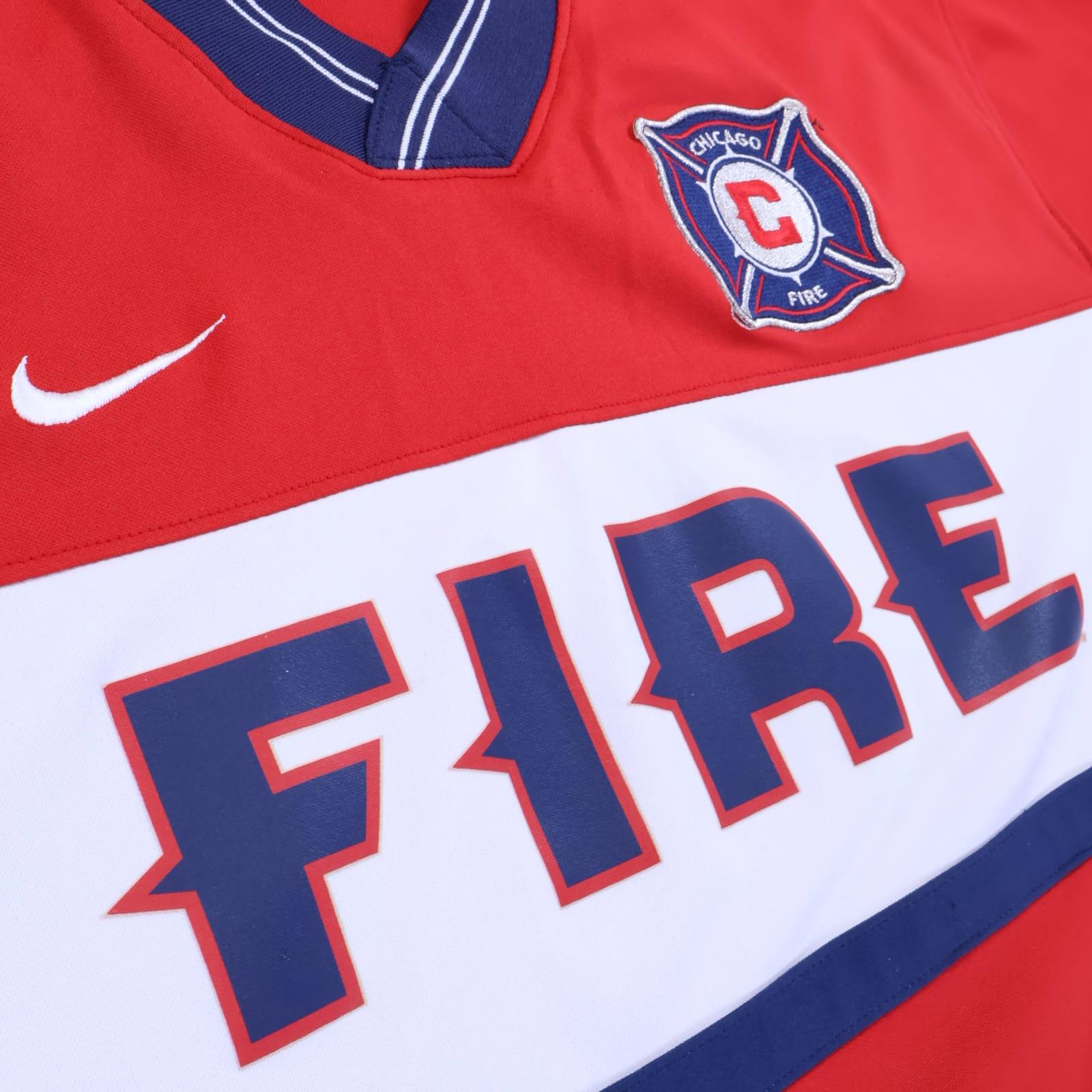 Chicago Fire 2000/02 Home Shirt - XL- BACK