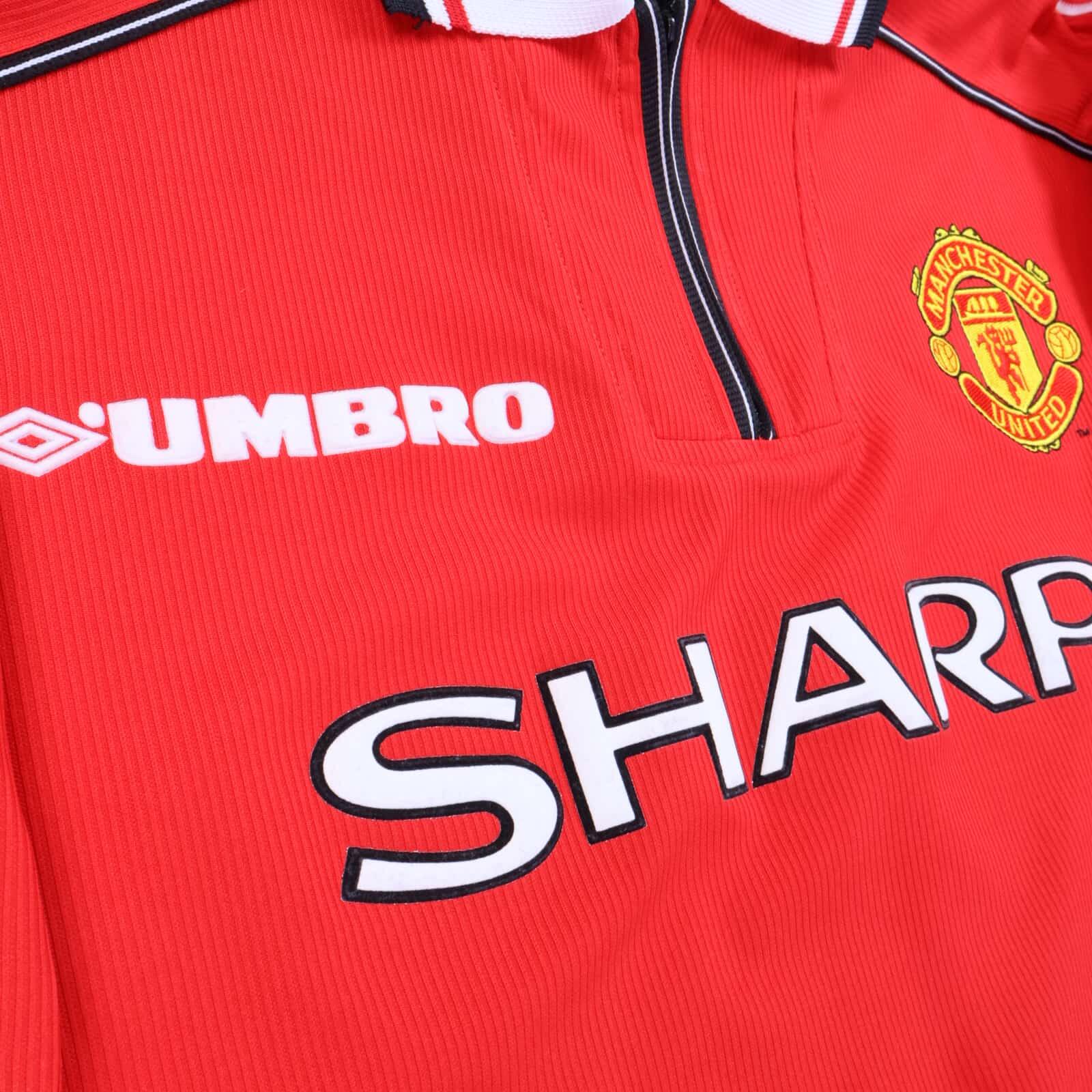 Manchester United Stam #6 1998/99 Home Shirt - XXL