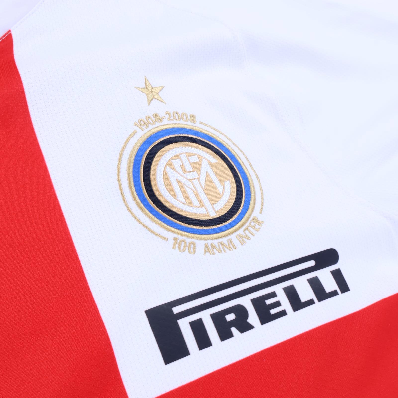 Inter Milan 2007/08 Centenary Away Shirt - M- BACK