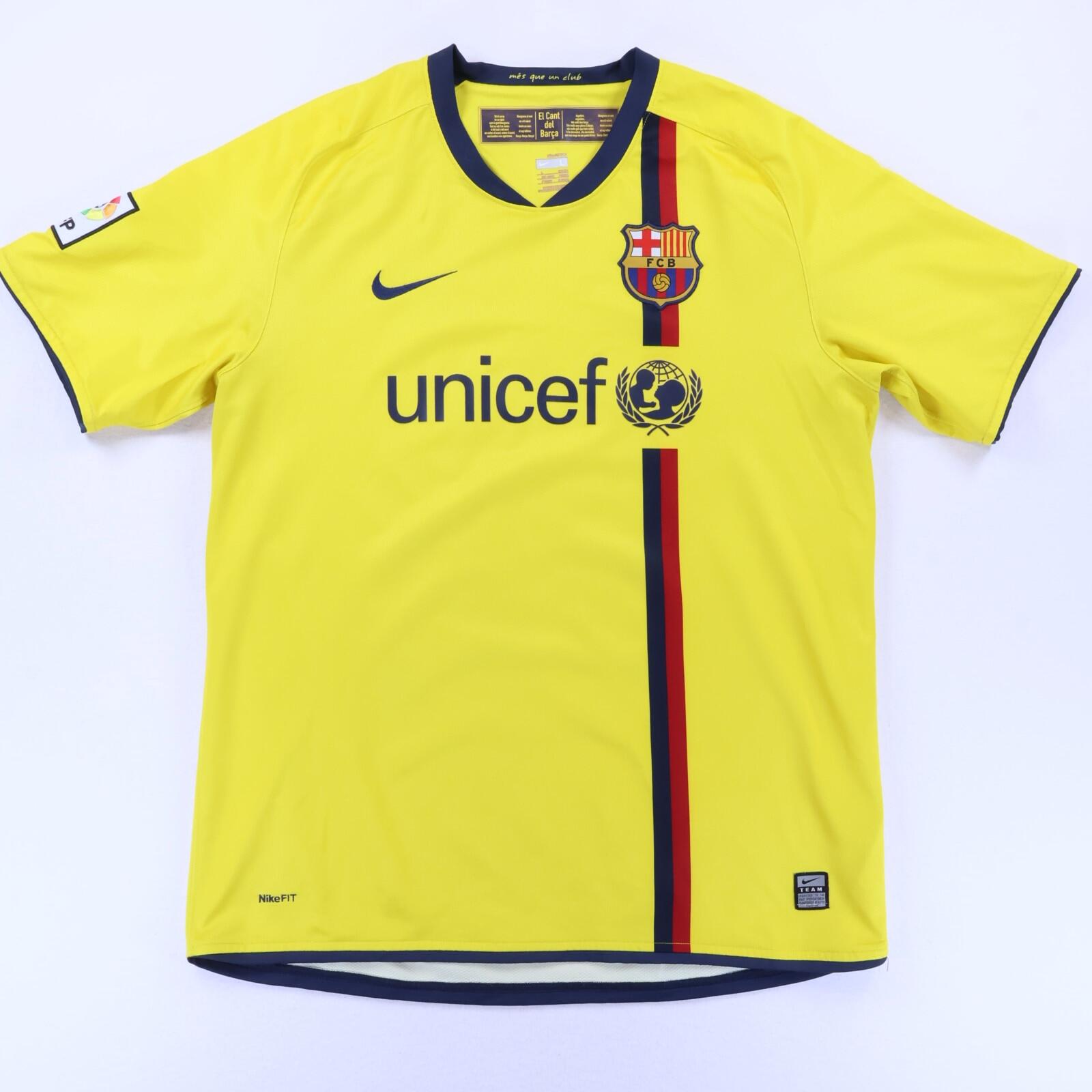 Barcelona 2008/09 Away Shirt - L- FRONT