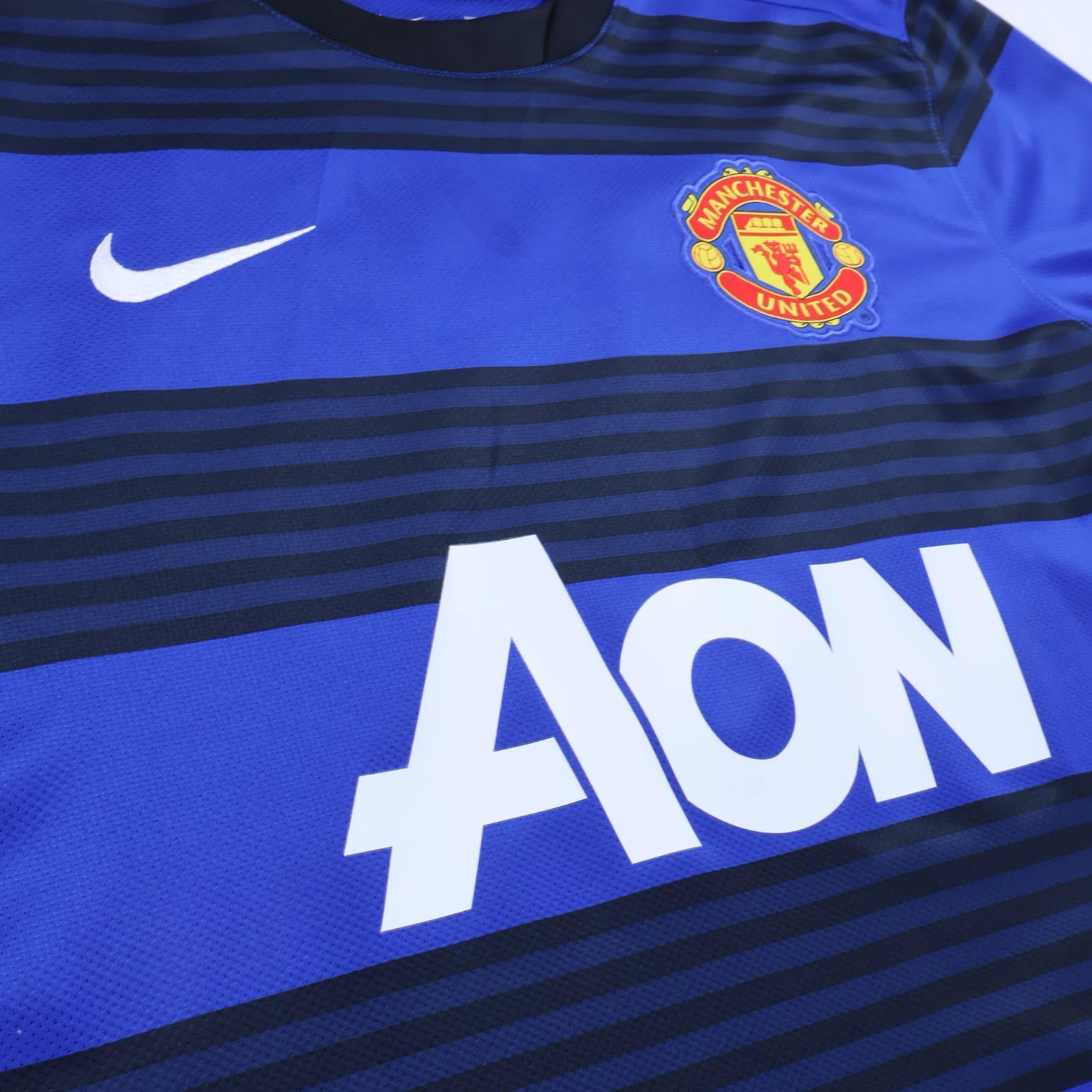 Manchester United 2011/12 Away Shirt - L- BACK