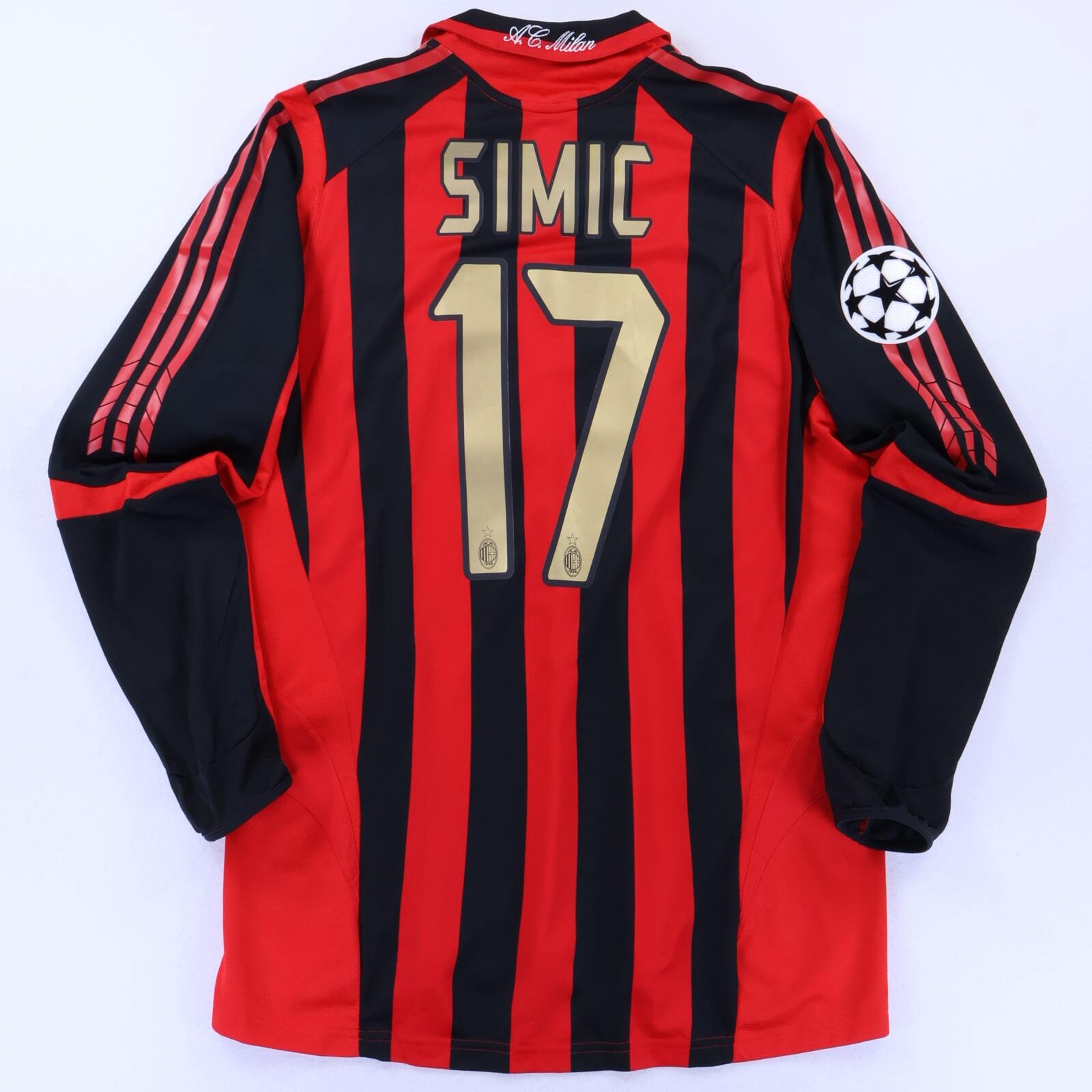 Ac Milan Simic #17 2005/06 Home Shirt - Player Issue - M- FRONT
