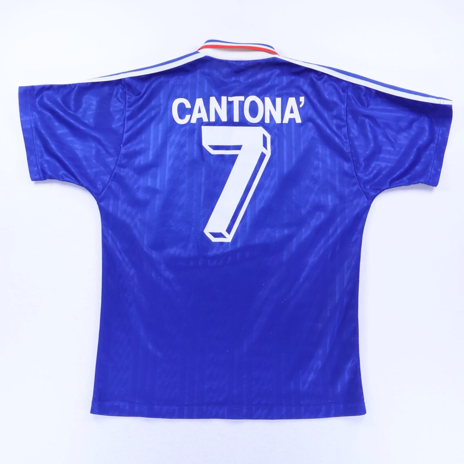 France Cantona #7 1994/96 Home Shirt - L- FRONT