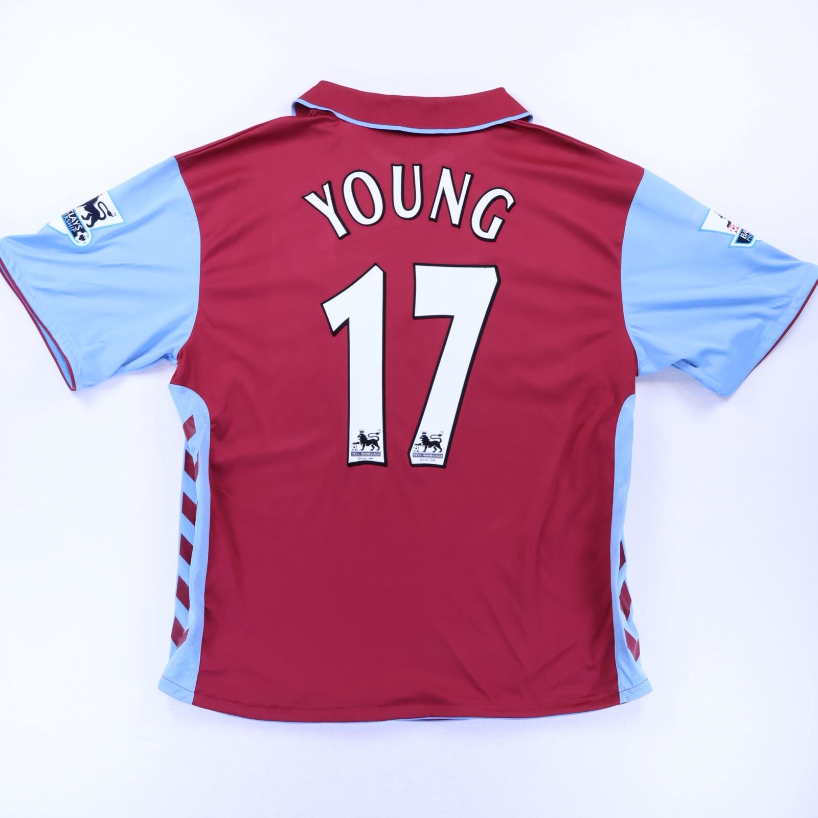 Aston Villa Young #17 2006/07 Home Shirt - XL- FRONT