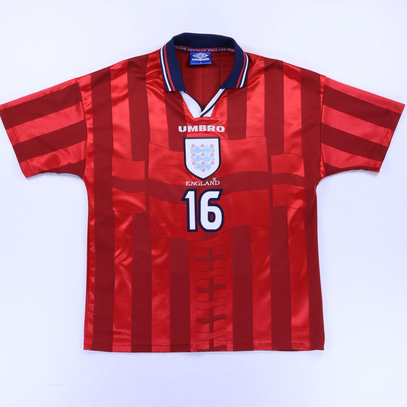 England Scholes #16 1997/99 Away Shirt - M- BACK