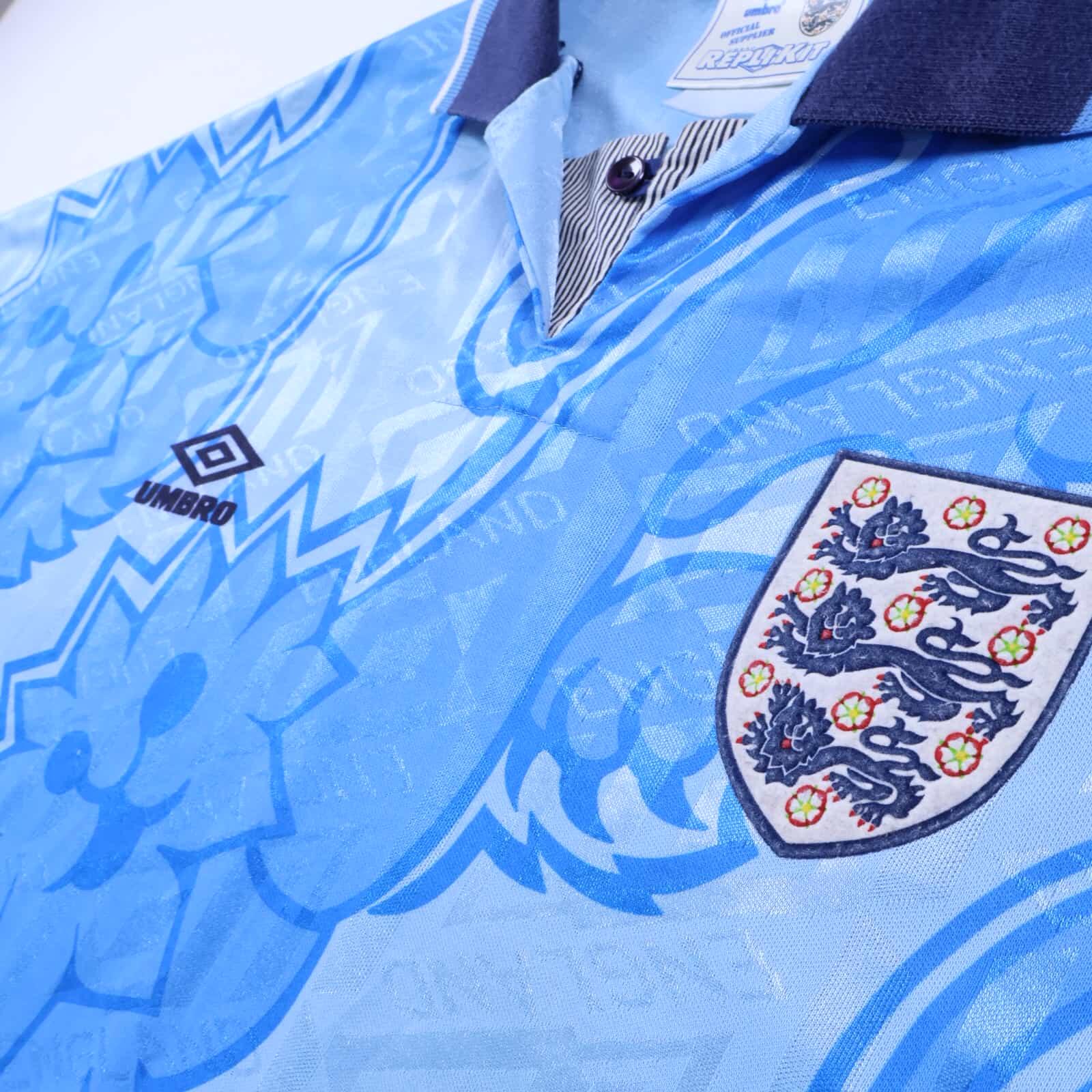 England 1992/93 Third Shirt - XL- BACK