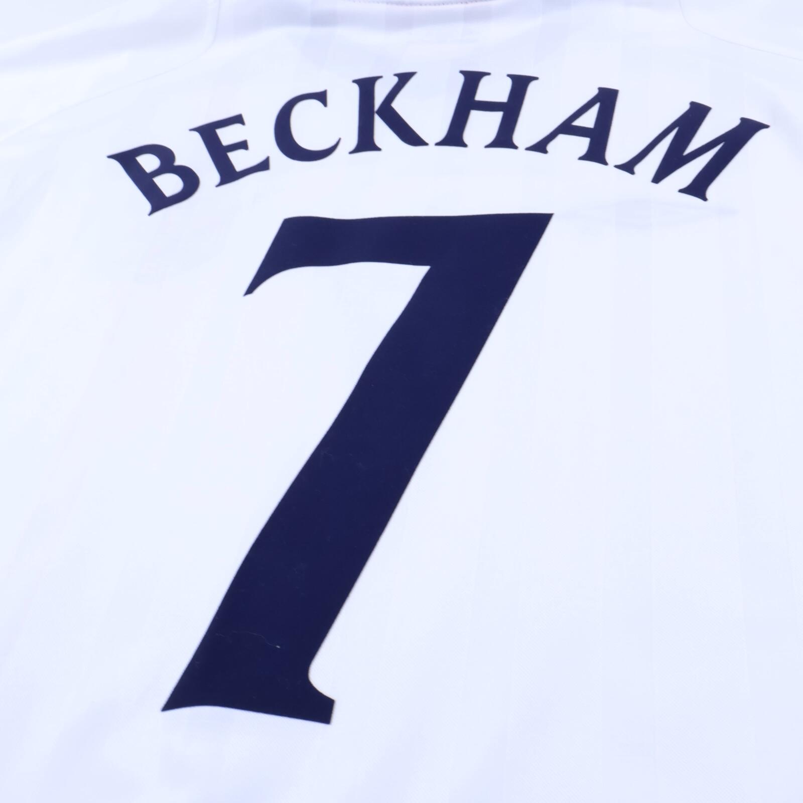 England Beckham #7 2001/03 Home Shirt - XL
