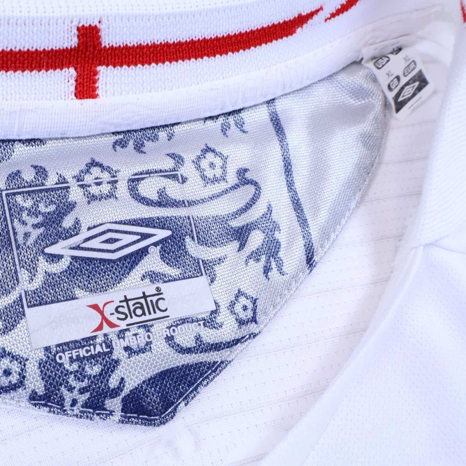 England Crouch #9 2005/07 Home Shirt - XL