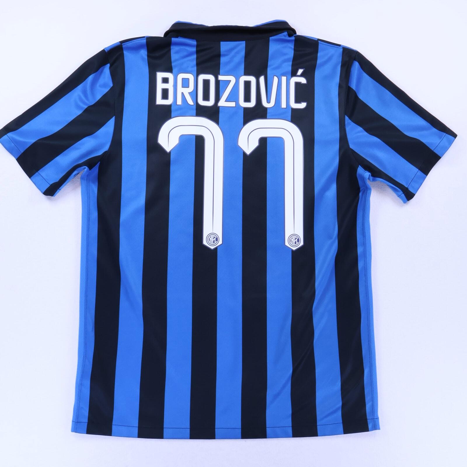 Inter Milan Brozovic #77 2015/16 Home Shirt - L- FRONT