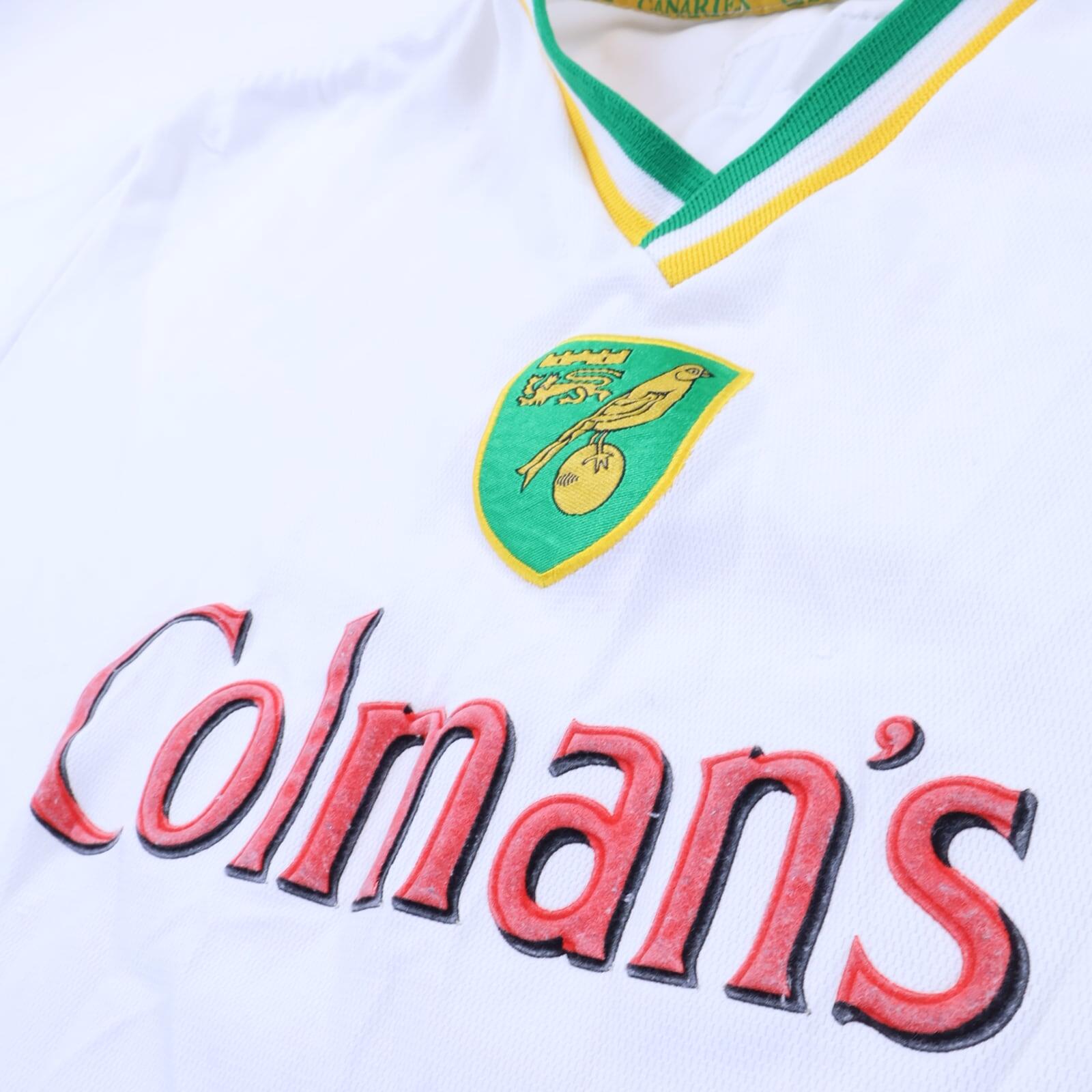 Norwich City F.C 1999/00 Away Shirt - XL- BACK