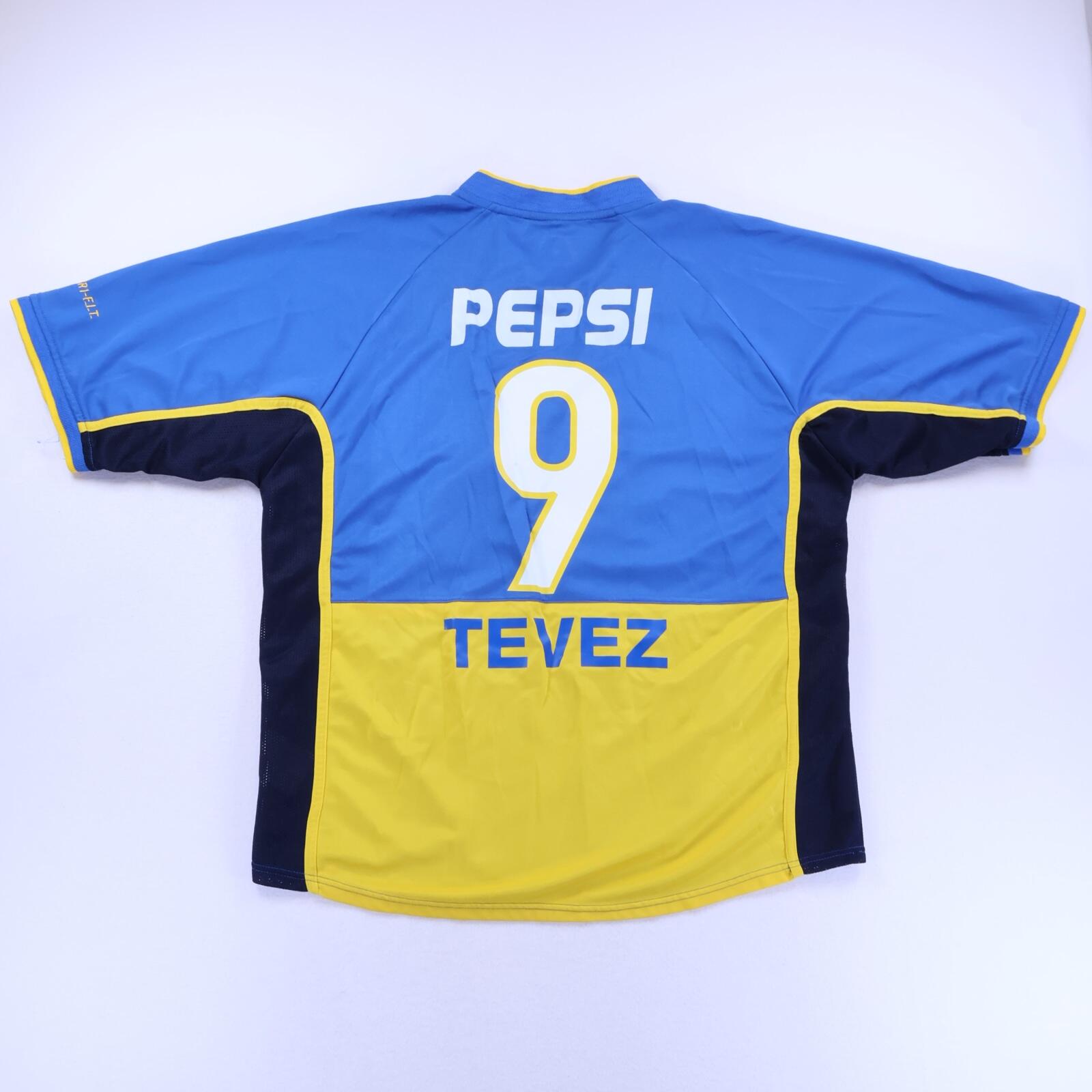 Boca Juniors Tevez #9 2002/03 Home Shirt - XL- FRONT